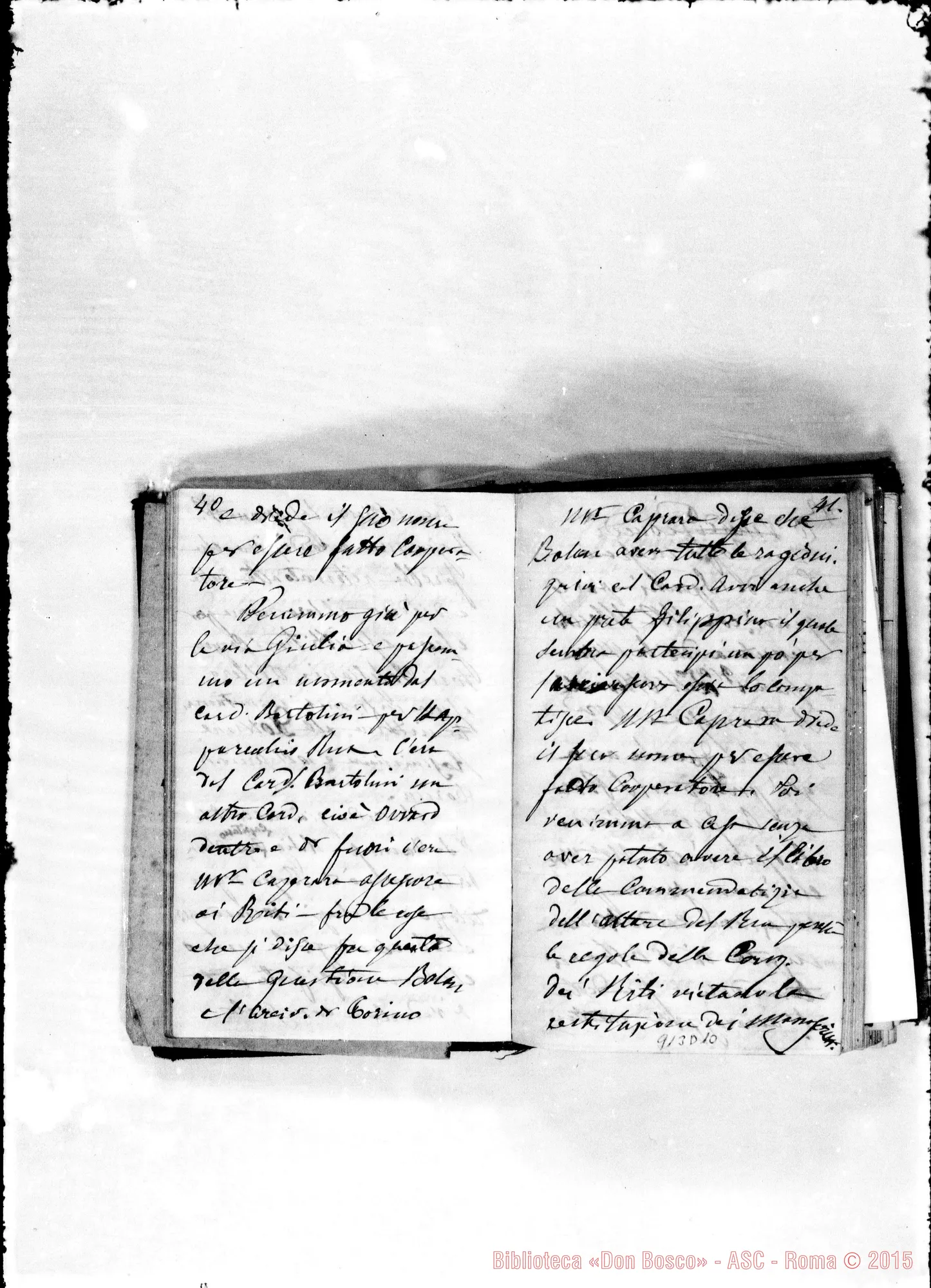 Fotogramma D 10 — Appunti pel viaggio A Roma 1879-80