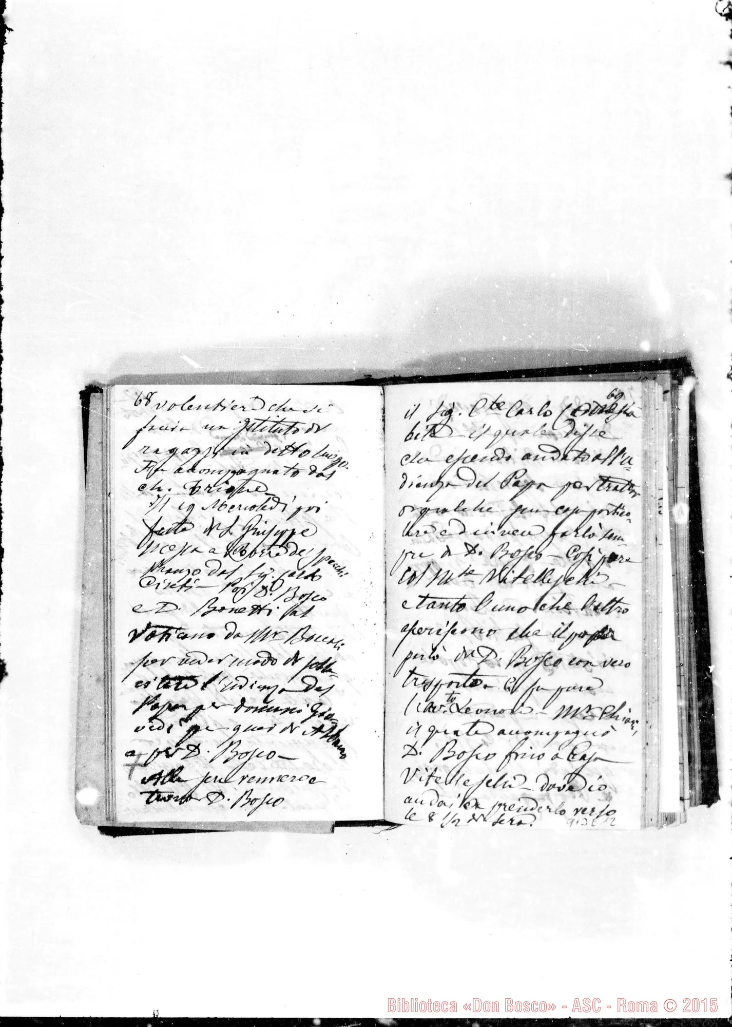 Fotogramma E 12 — Appunti pel viaggio A Roma 1879-80