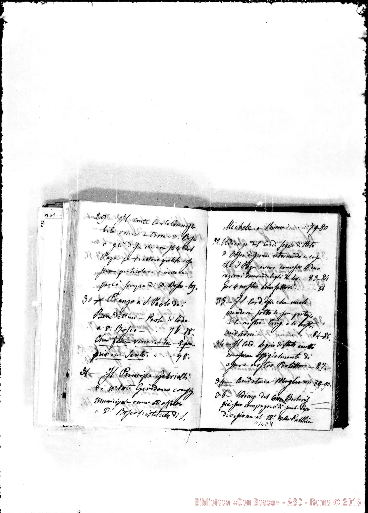 Fotogramma A 7 — Appunti pel viaggio A Roma 1879-80