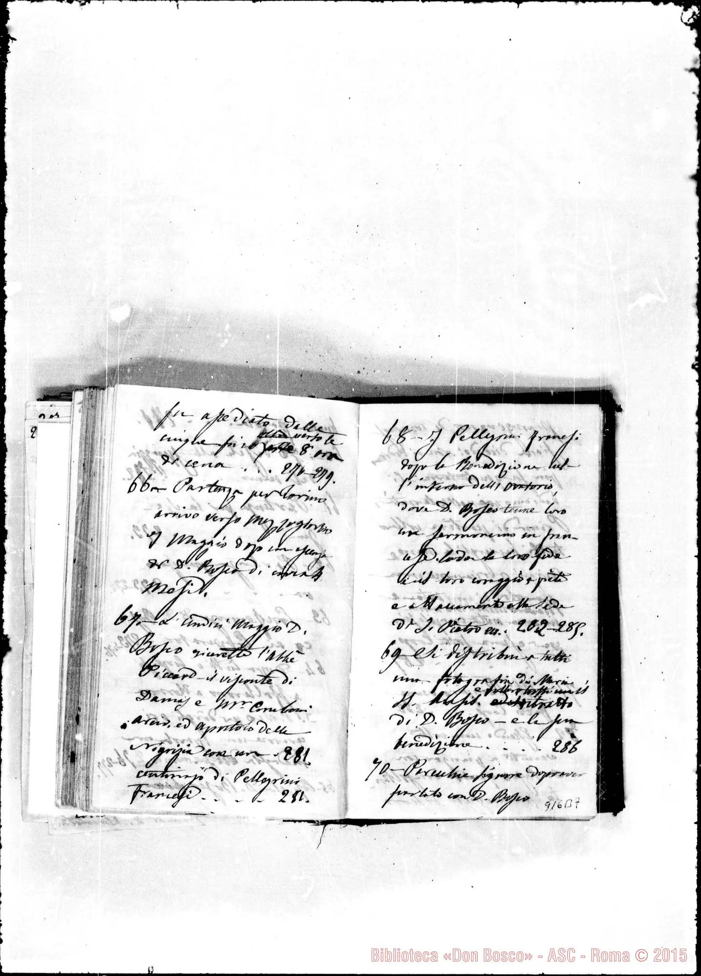 Fotogramma B 7 — Appunti pel viaggio A Roma 1879-80