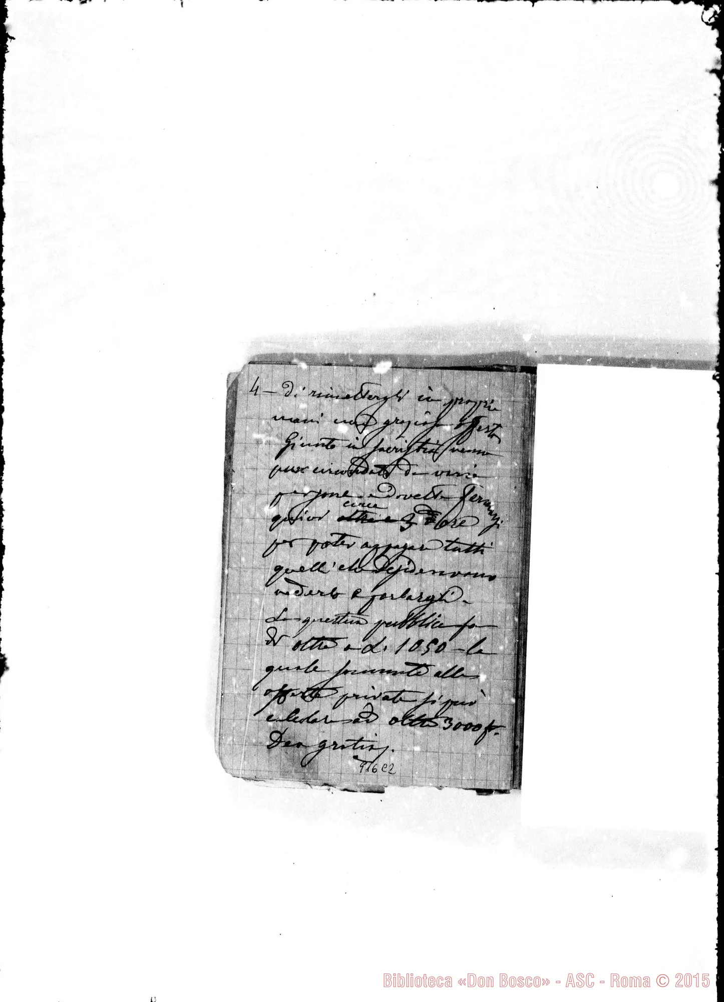 Fotogramma C 2 — Memoriale 1882. Alcuni appunti sul viaggio A Roma nel 1882