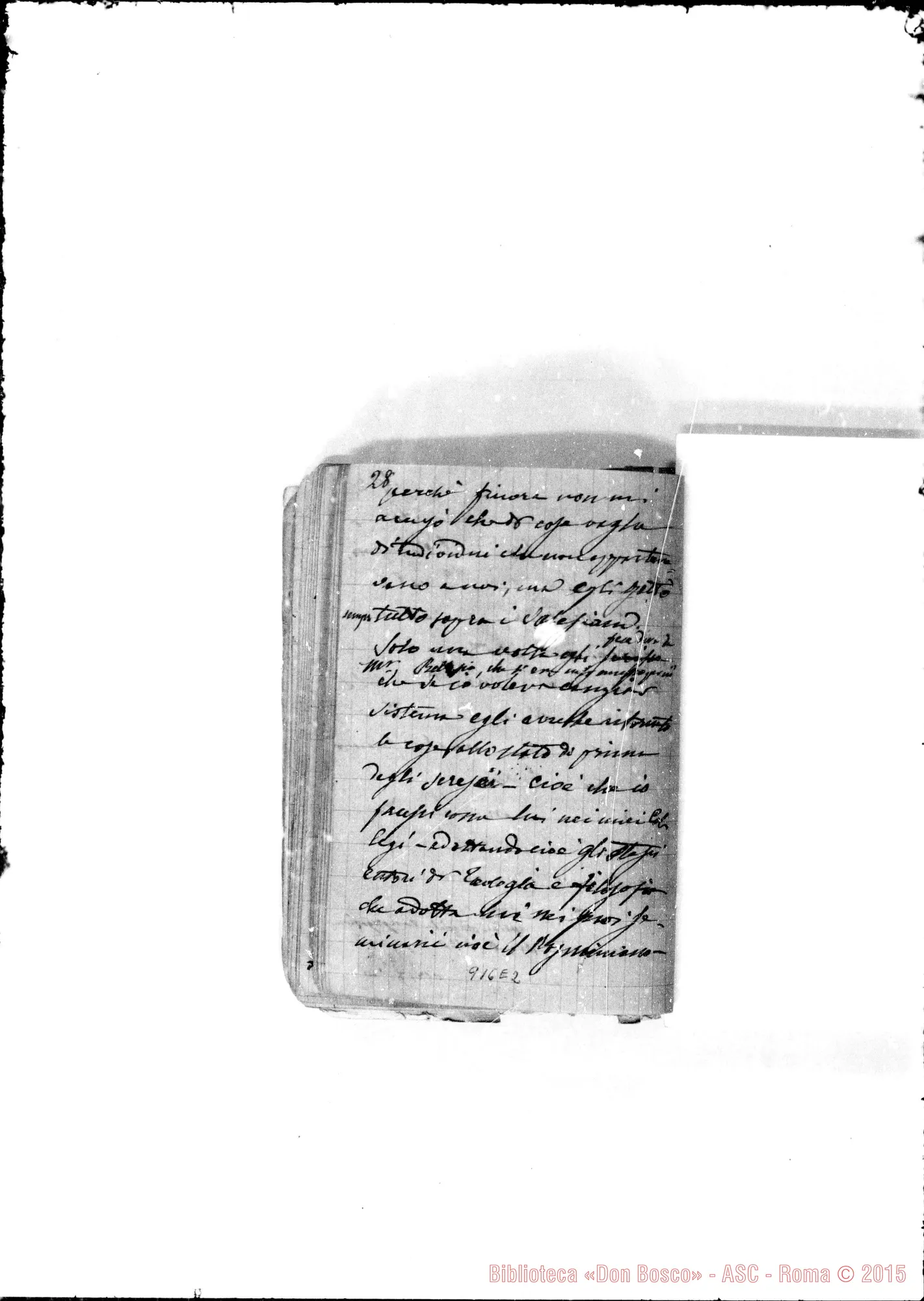 Fotogramma E 2 — Memoriale 1882. Alcuni appunti sul viaggio A Roma nel 1882