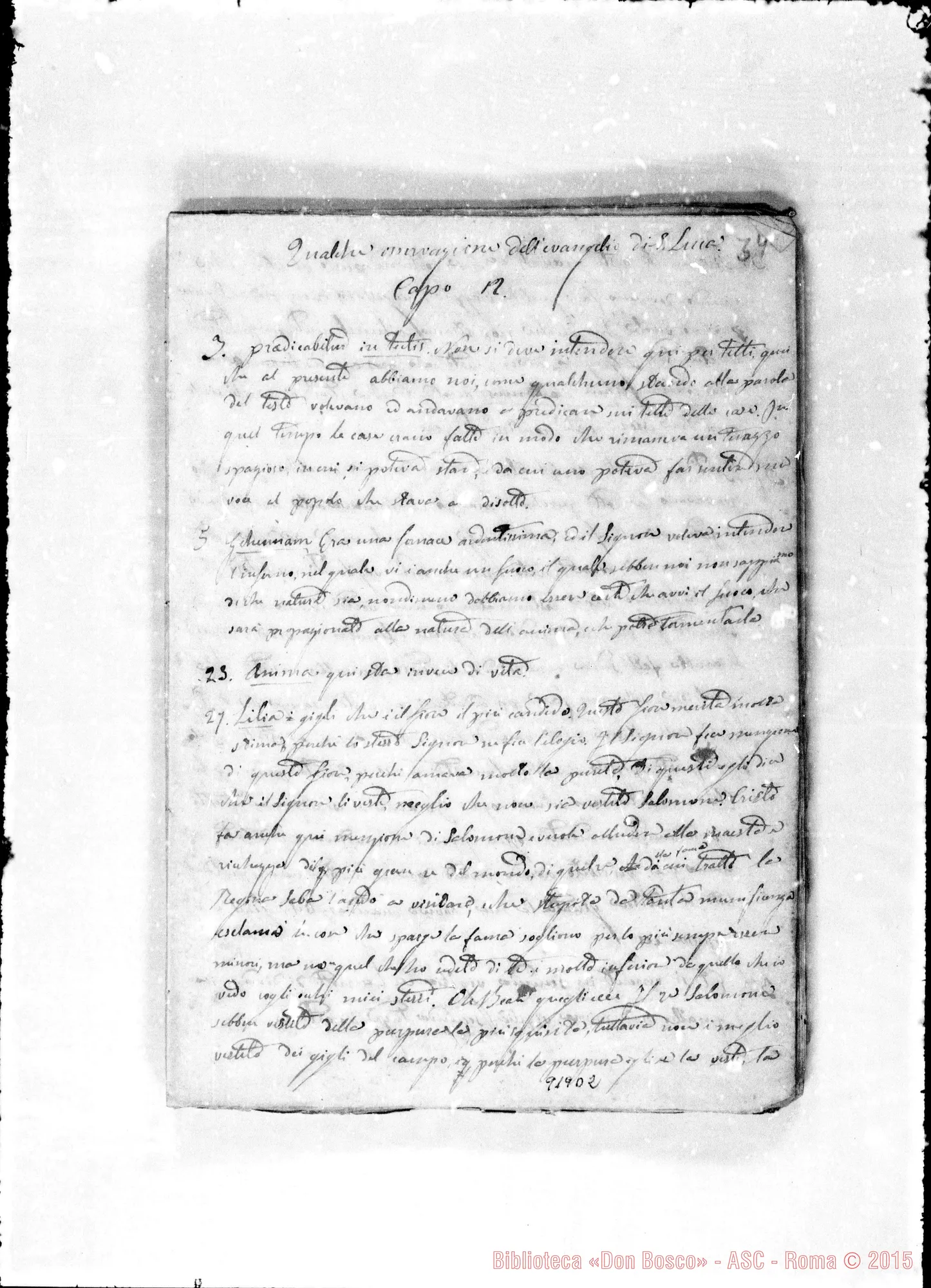 Fotogramma D 2 — Bonetti Giovanni: Cronaca. 1858… «Memoria di alcuni fatti…»
