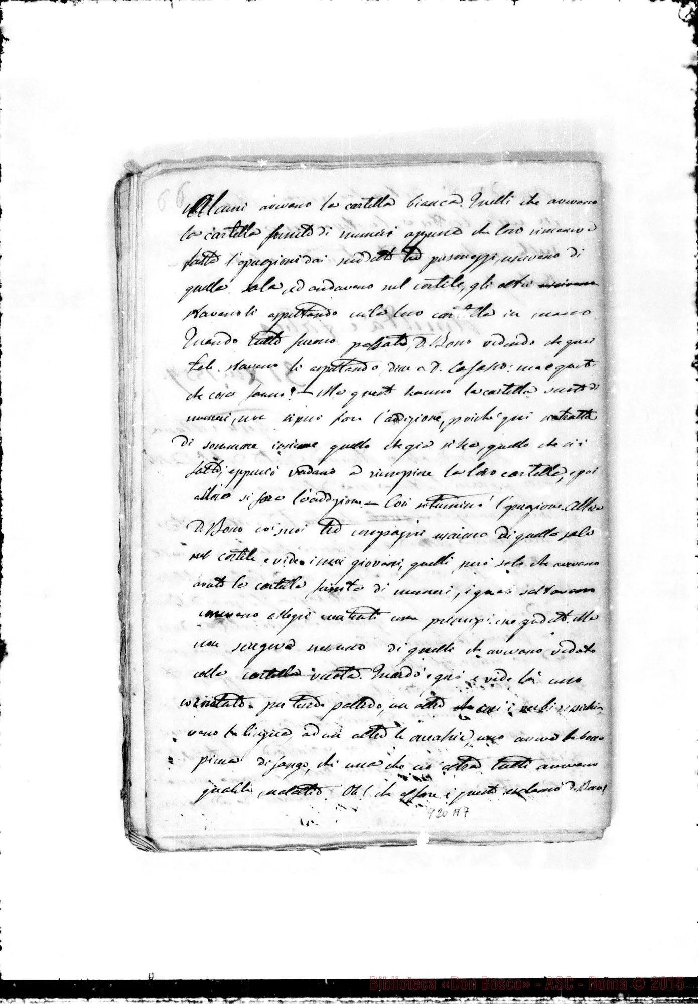 Fotogramma A 7 — Bonetti Giovanni: Cronaca. 1858… «Memoria di alcuni fatti…»