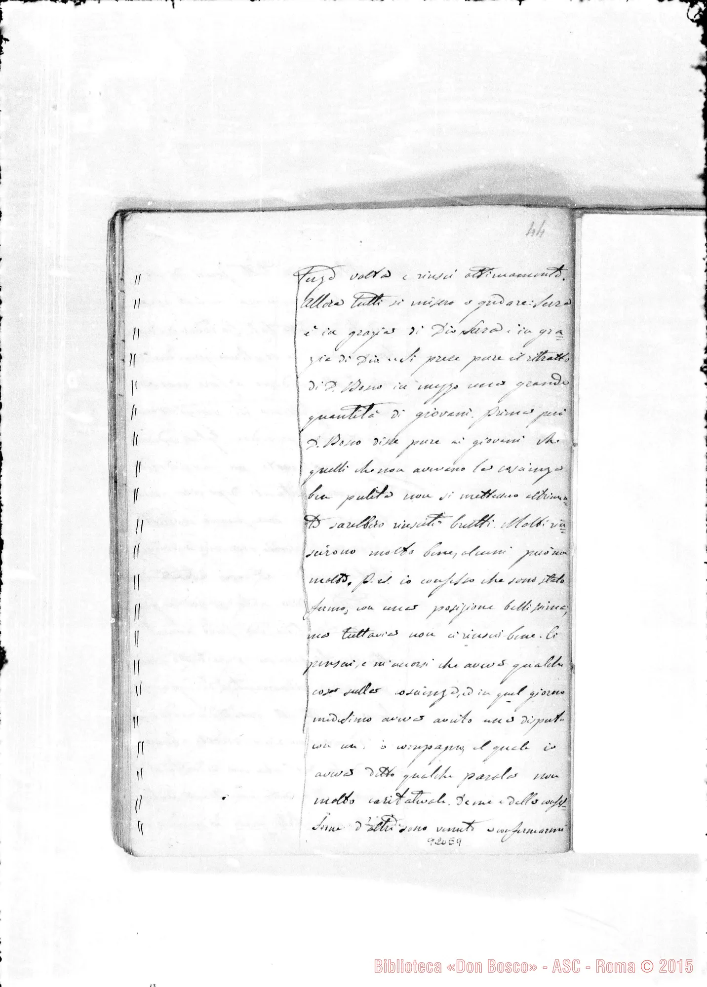 Fotogramma E 9 — Annali. 1860-61. «A gloria di Dio E del suo servo»