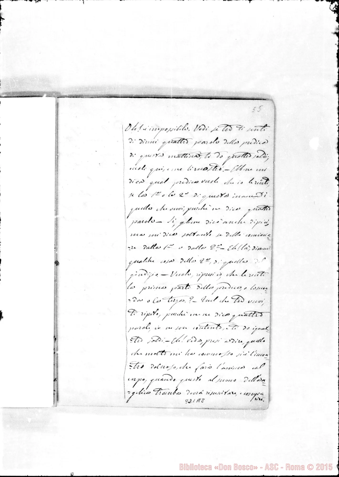 Fotogramma A 8 — Annali. 1860-61. «A gloria di Dio E del suo servo»