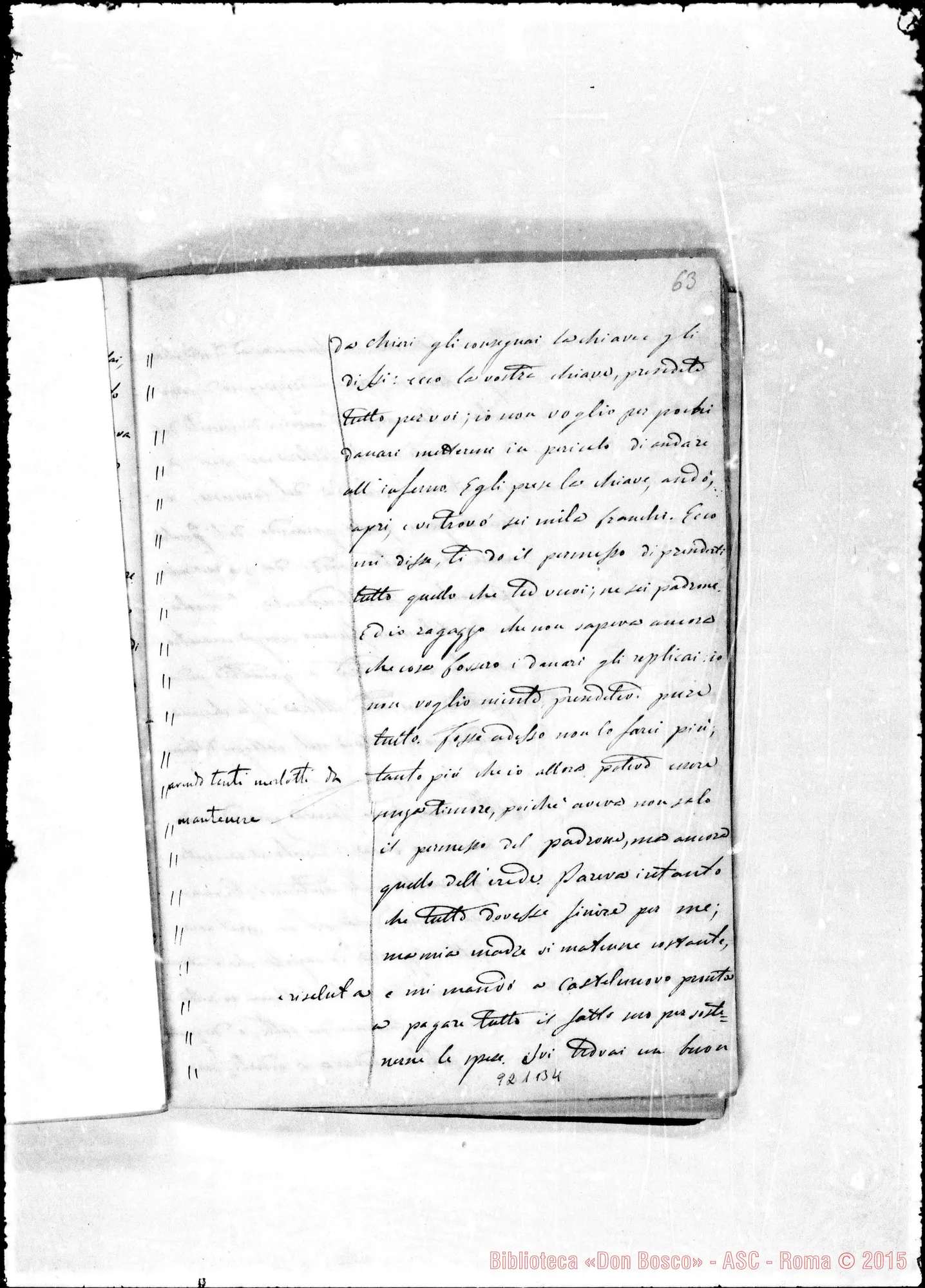 Fotogramma B 4 — Annali. 1860-61. «A gloria di Dio E del suo servo»