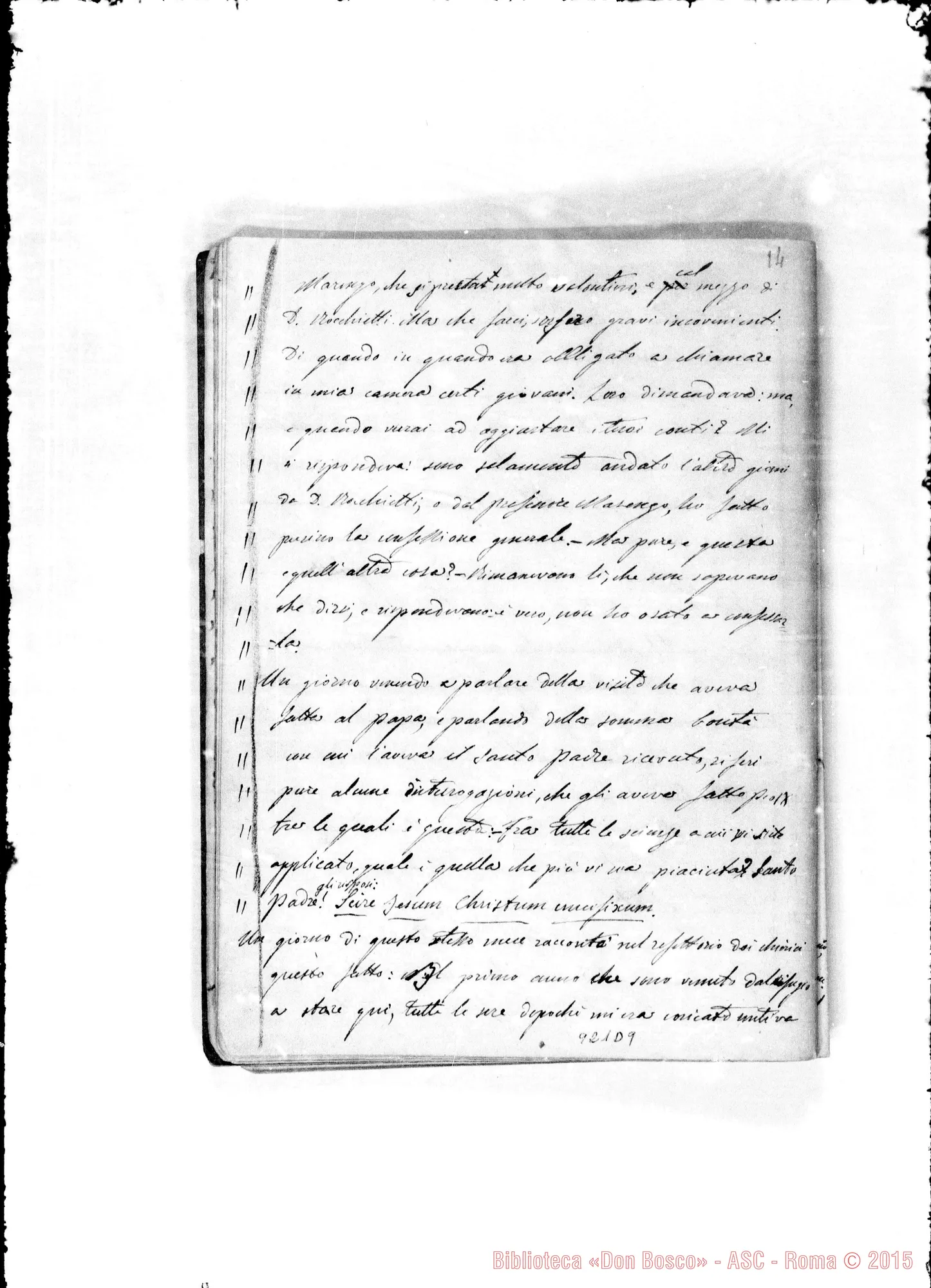 Fotogramma D 9 — Annali. 1861-62. «Ricordi dati dal Sig. D. Bosco ai suoi…»