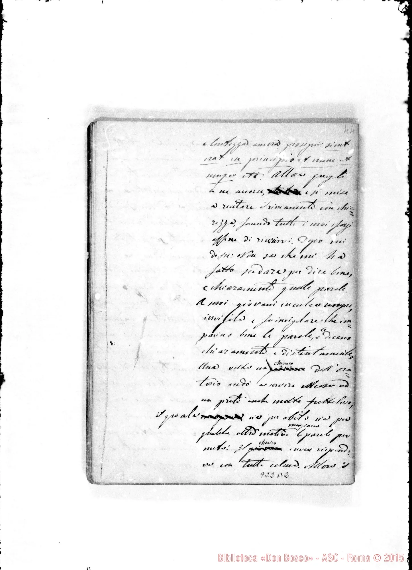 Fotogramma B 2 — Annali. 1861-62. «Ricordi dati dal Sig. D. Bosco ai suoi…»