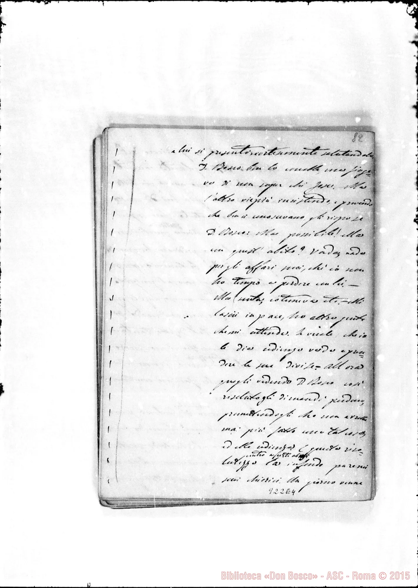 Fotogramma E 4 — Annali. 1861-62. «Ricordi dati dal Sig. D. Bosco ai suoi…»