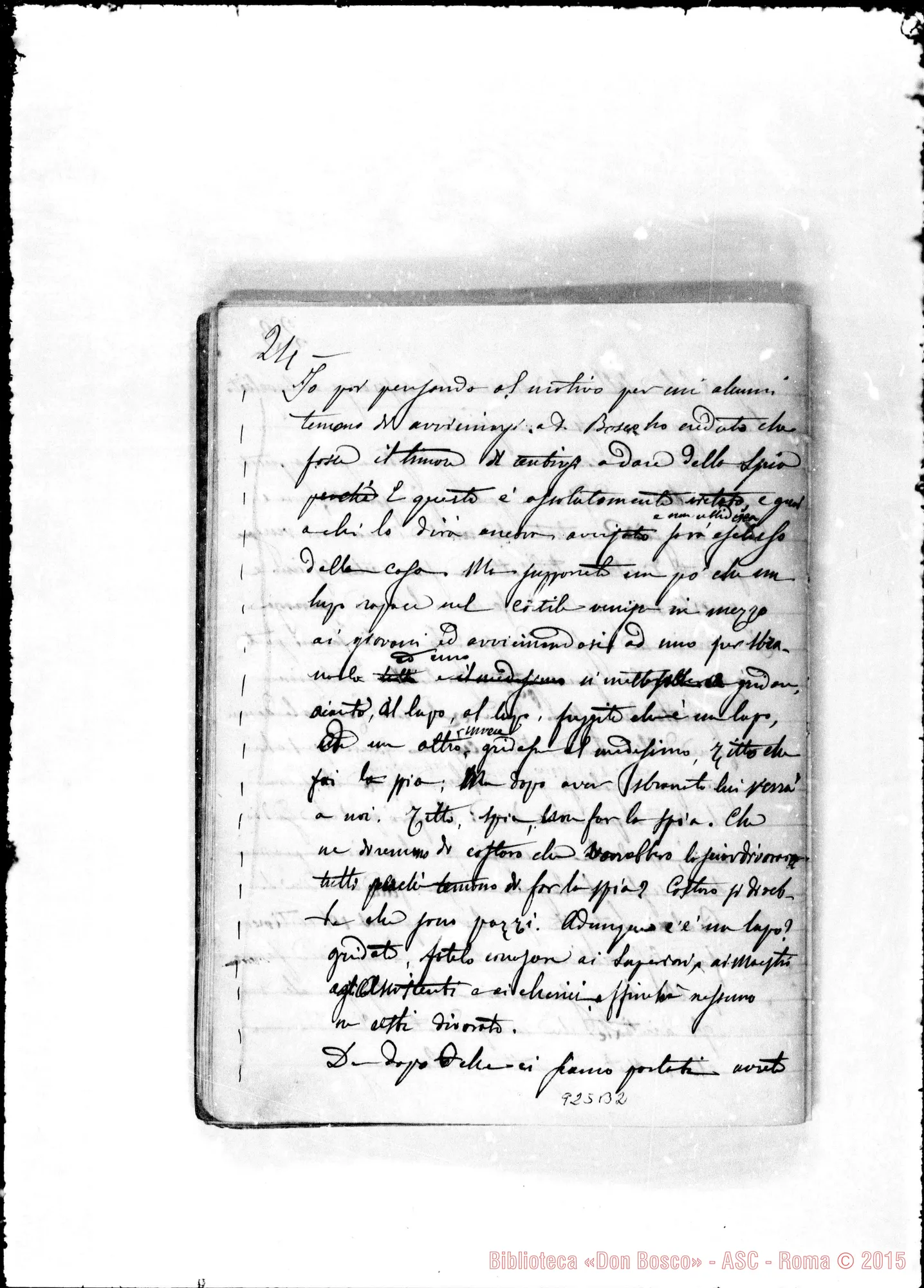 Fotogramma B 2 — Cronaca 1868-1869. «24 giugno Festa di S. Giovanni…»