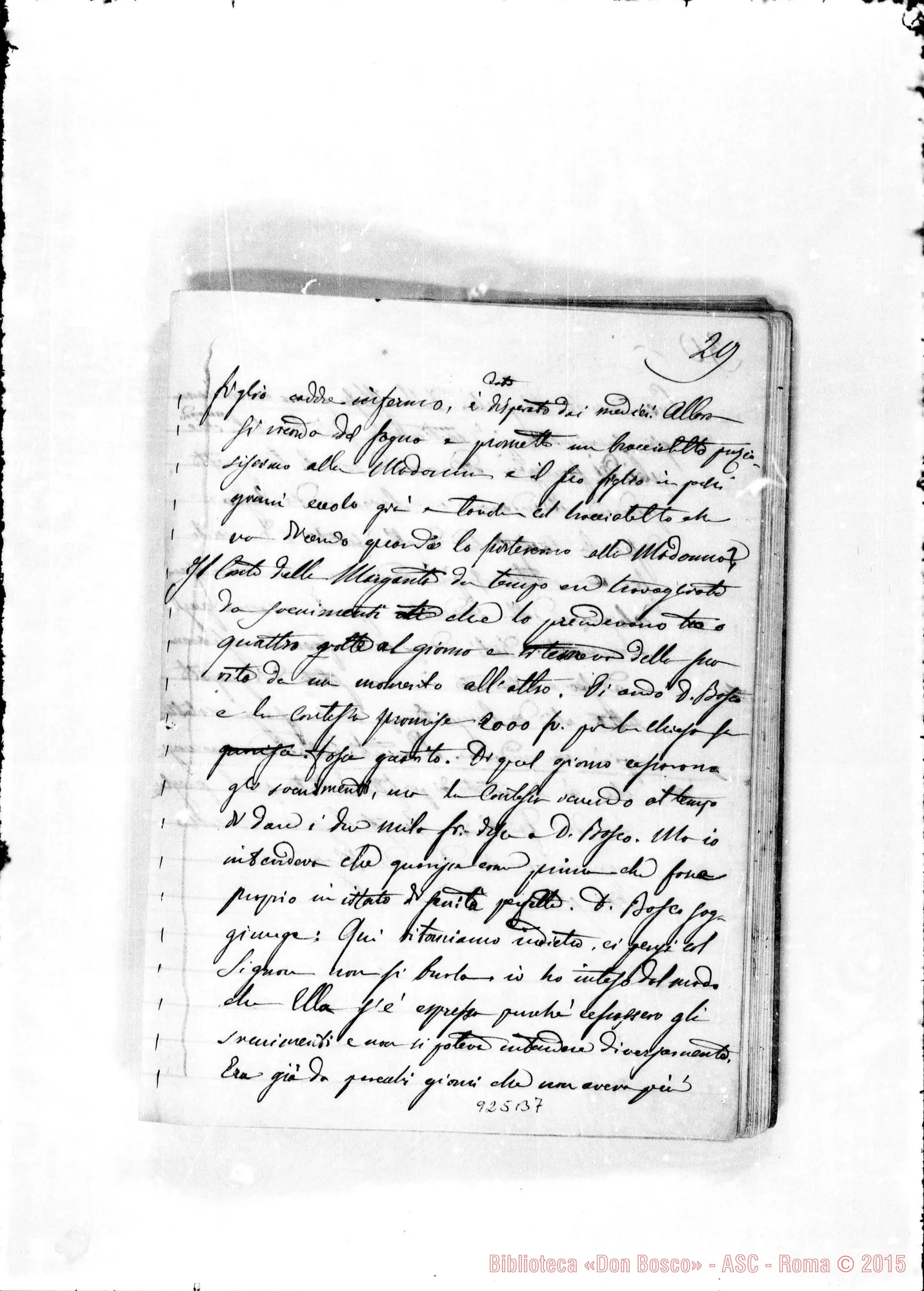 Fotogramma B 7 — Cronaca 1868-1869. «24 giugno Festa di S. Giovanni…»