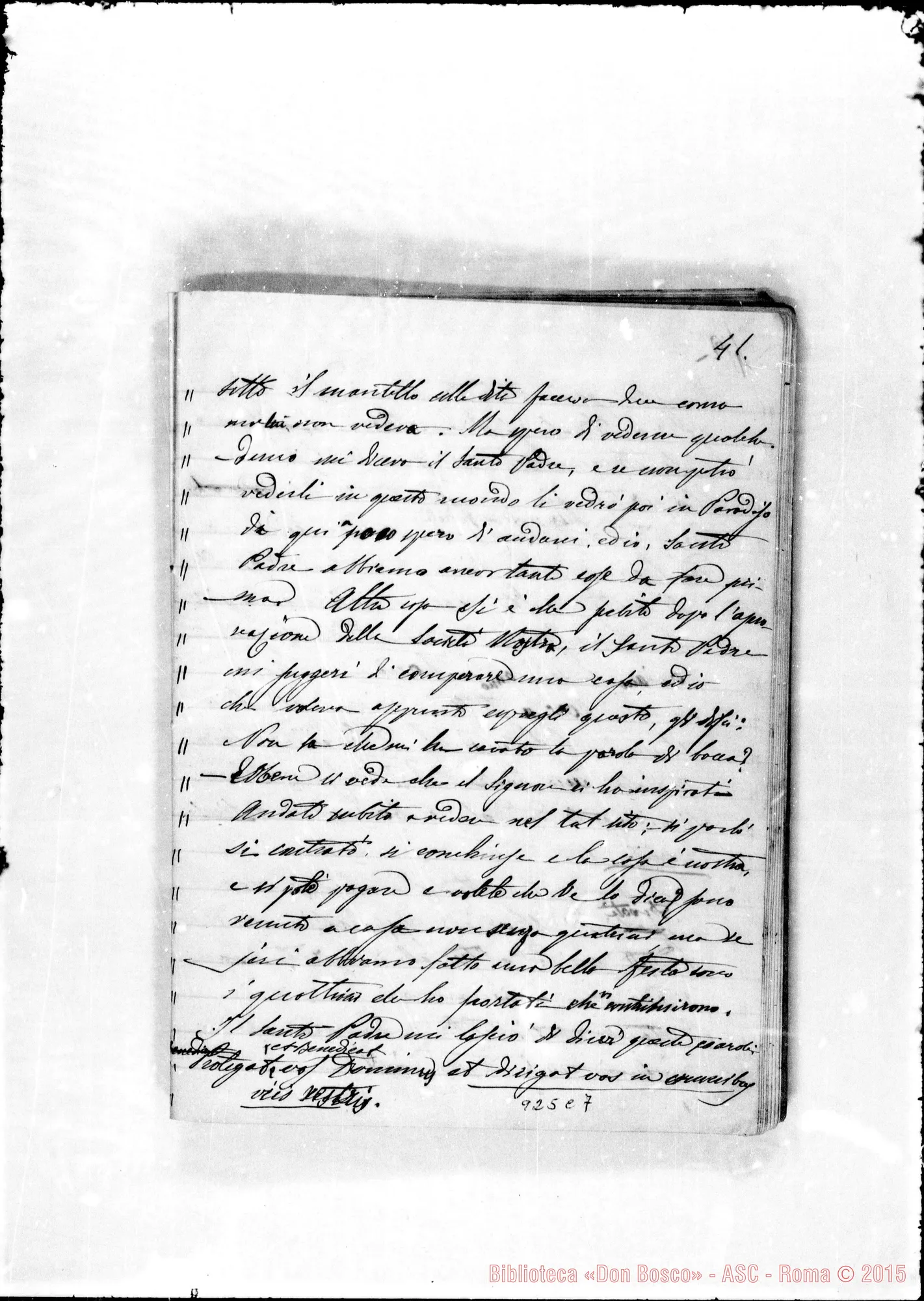 Fotogramma C 7 — Cronaca 1868-1869. «24 giugno Festa di S. Giovanni…»