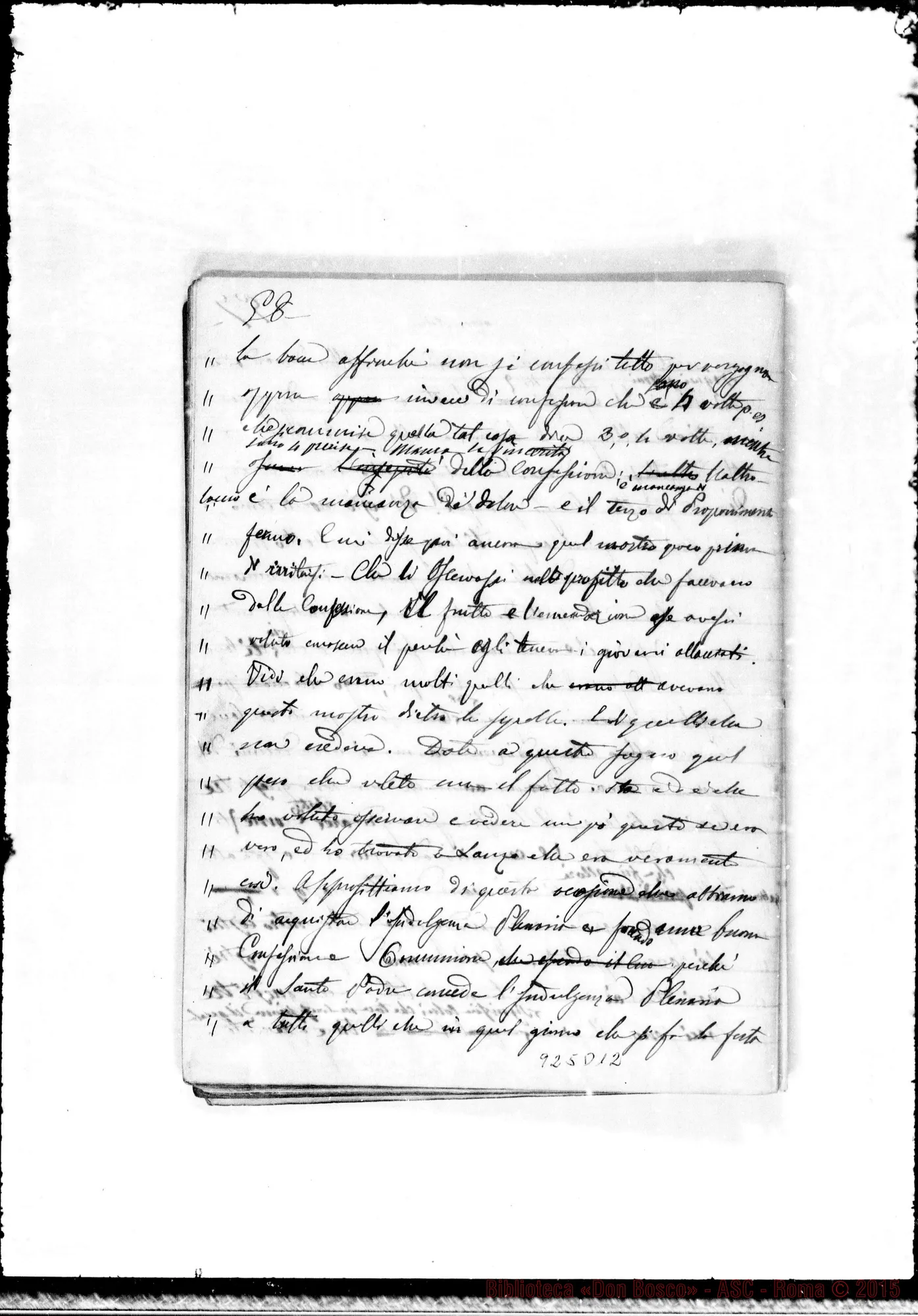 Fotogramma D 12 — Cronaca 1868-1869. «24 giugno Festa di S. Giovanni…»