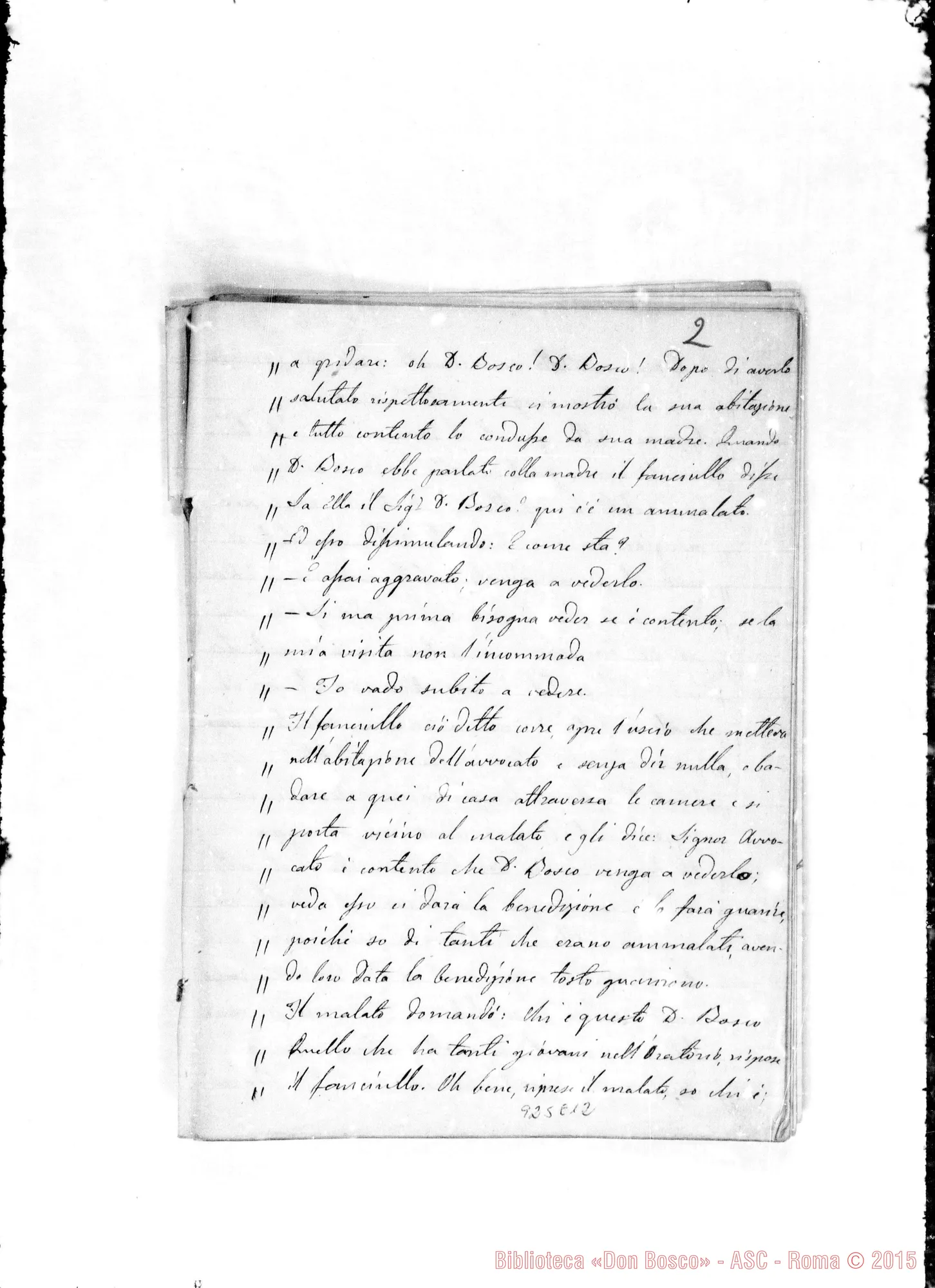 Fotogramma E 12 — Fatti diversi. Quaderno senza data. «Mirabile conversione…»