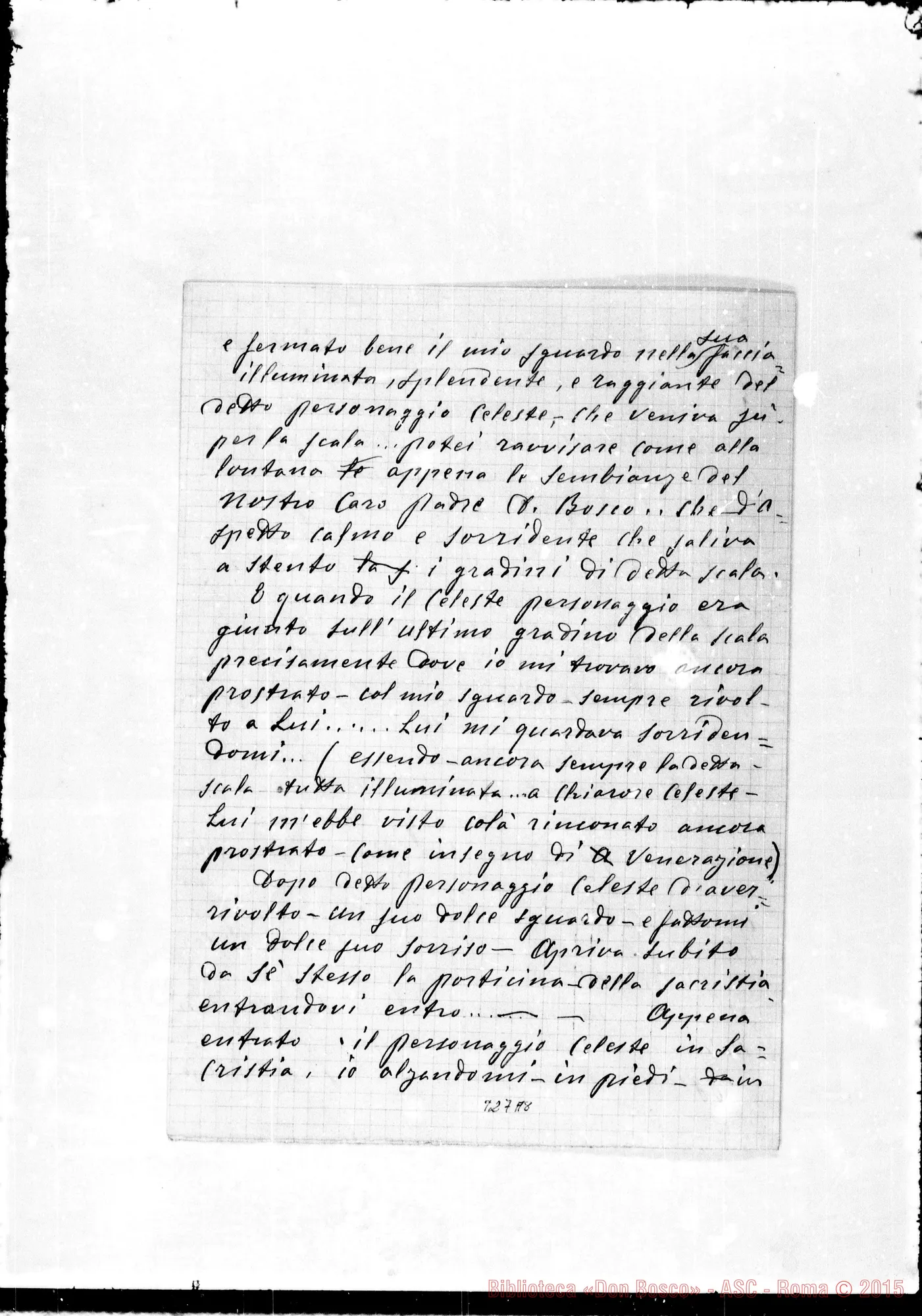 Fotogramma A 8 — Branda Michele, coad.: Testimonianze sulla vita di D. Bosco. Tre fatti prodigiosi