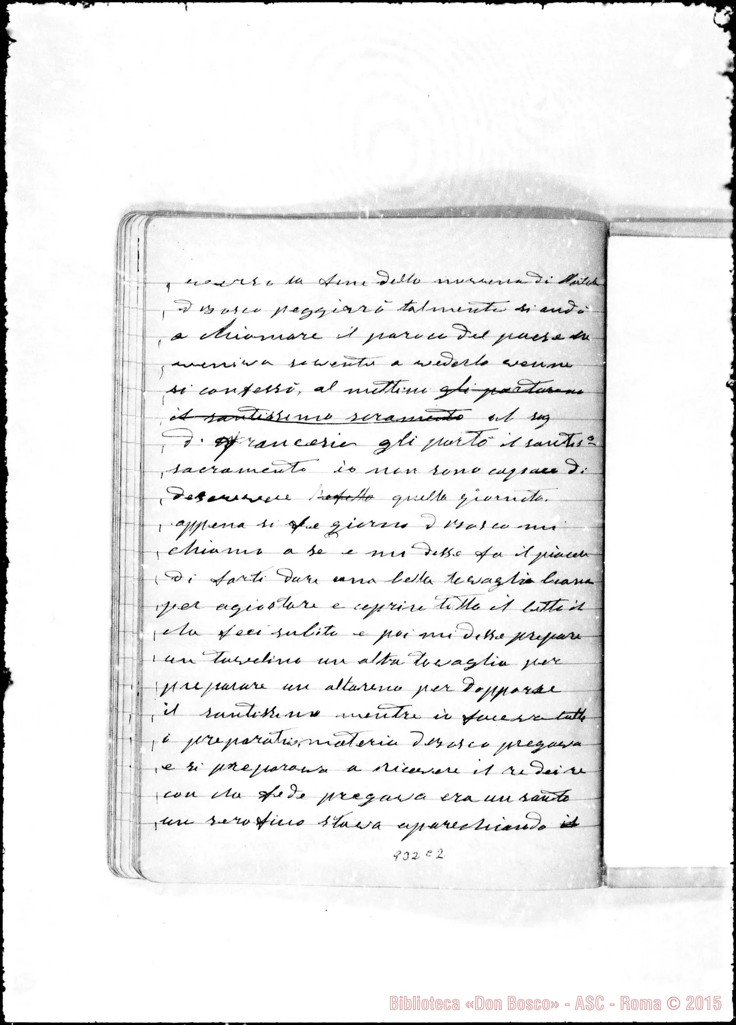 Fotogramma C 2 — Relazione sulla vita di D. Bosco. «Nel 1854…»