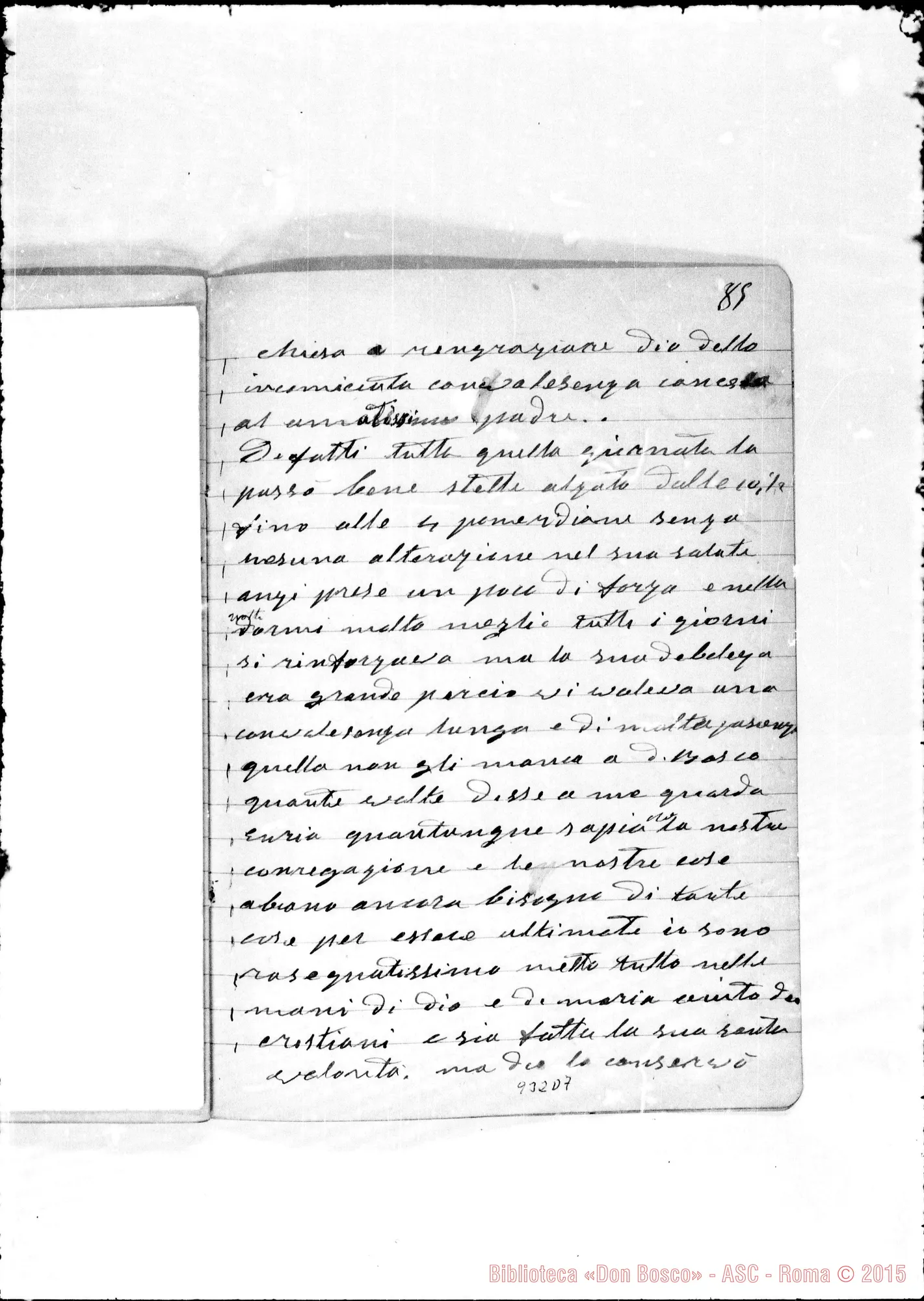 Fotogramma D 7 — Relazione sulla vita di D. Bosco. «Nel 1854…»