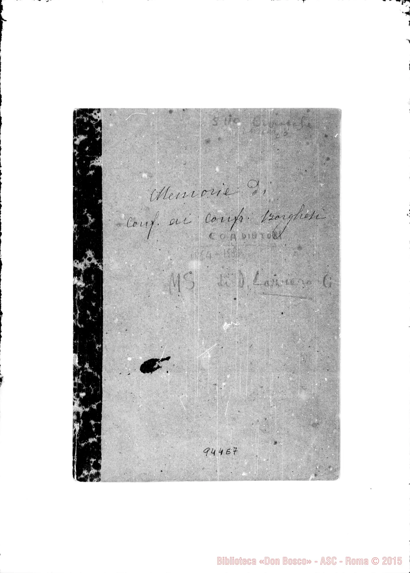 Fotogramma E 7 — Memorie di conferenze ai confratelli borghesi…