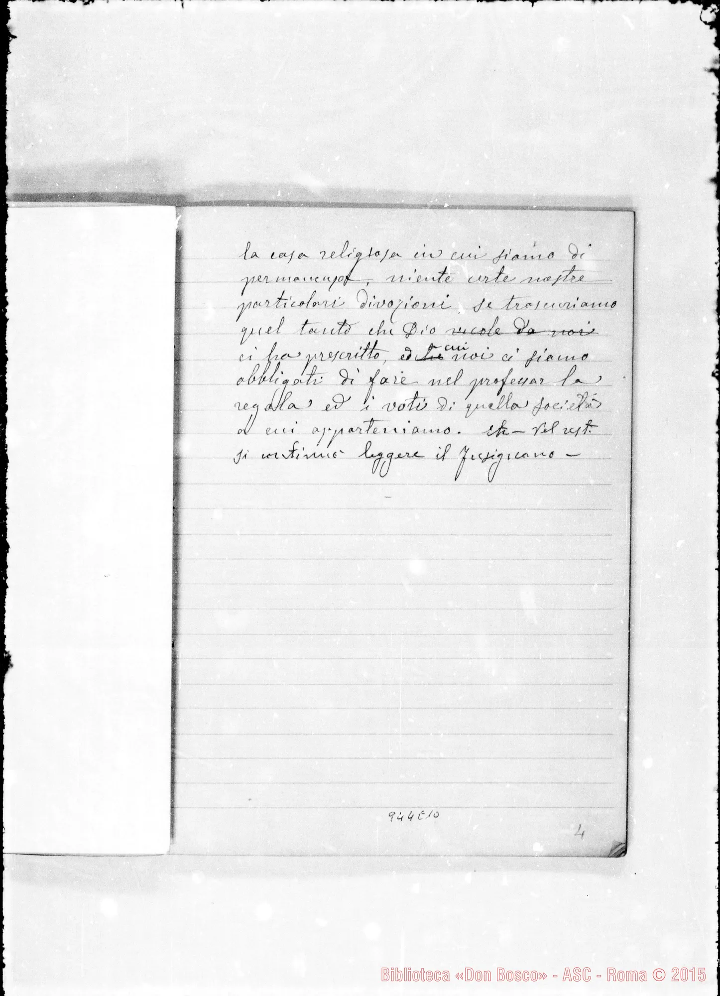 Fotogramma E 10 — Memorie di conferenze ai confratelli borghesi…
