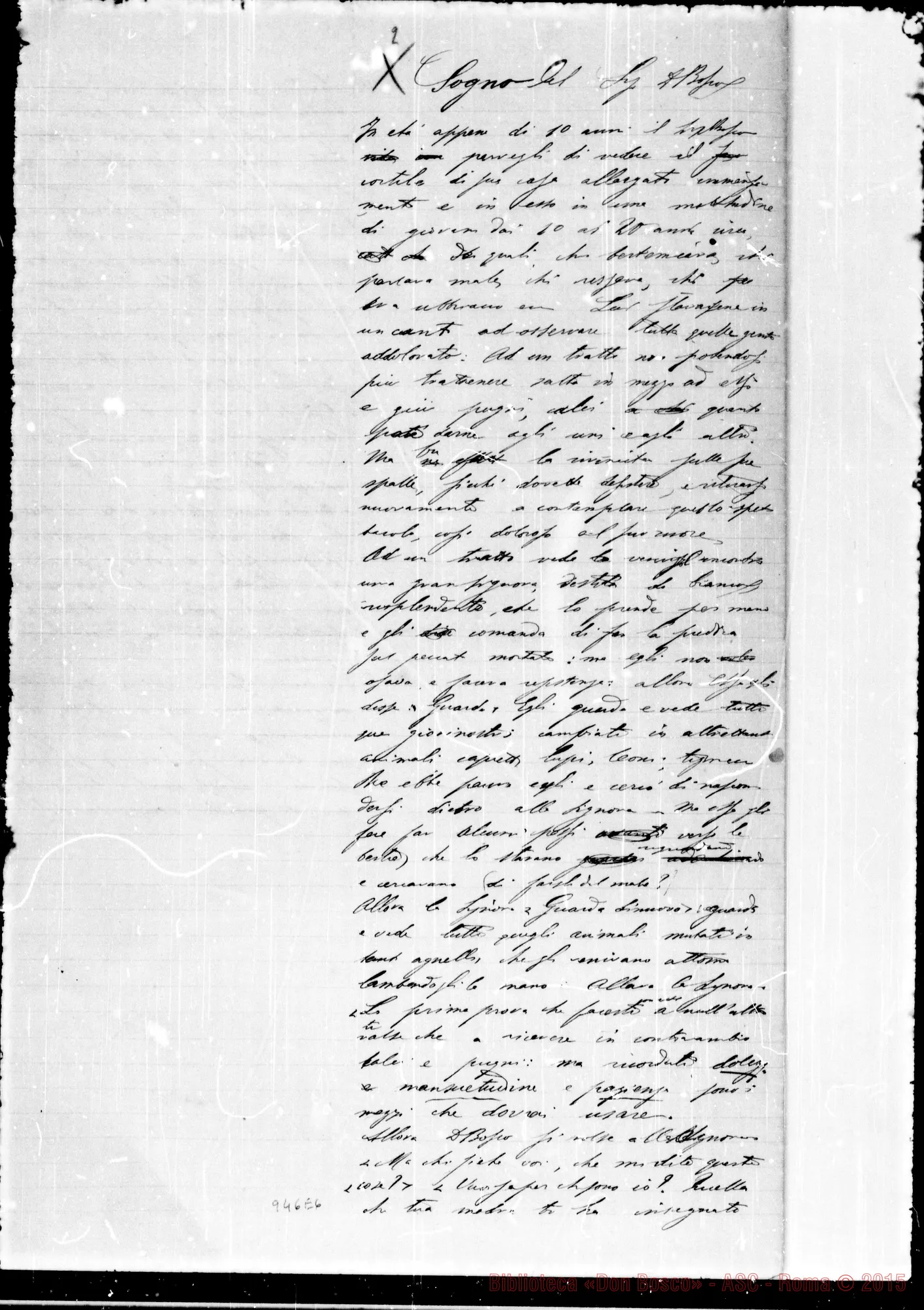 Fotogramma E 6 — 1825-50: Alcuni fatti della giovinezza di D. Bosco