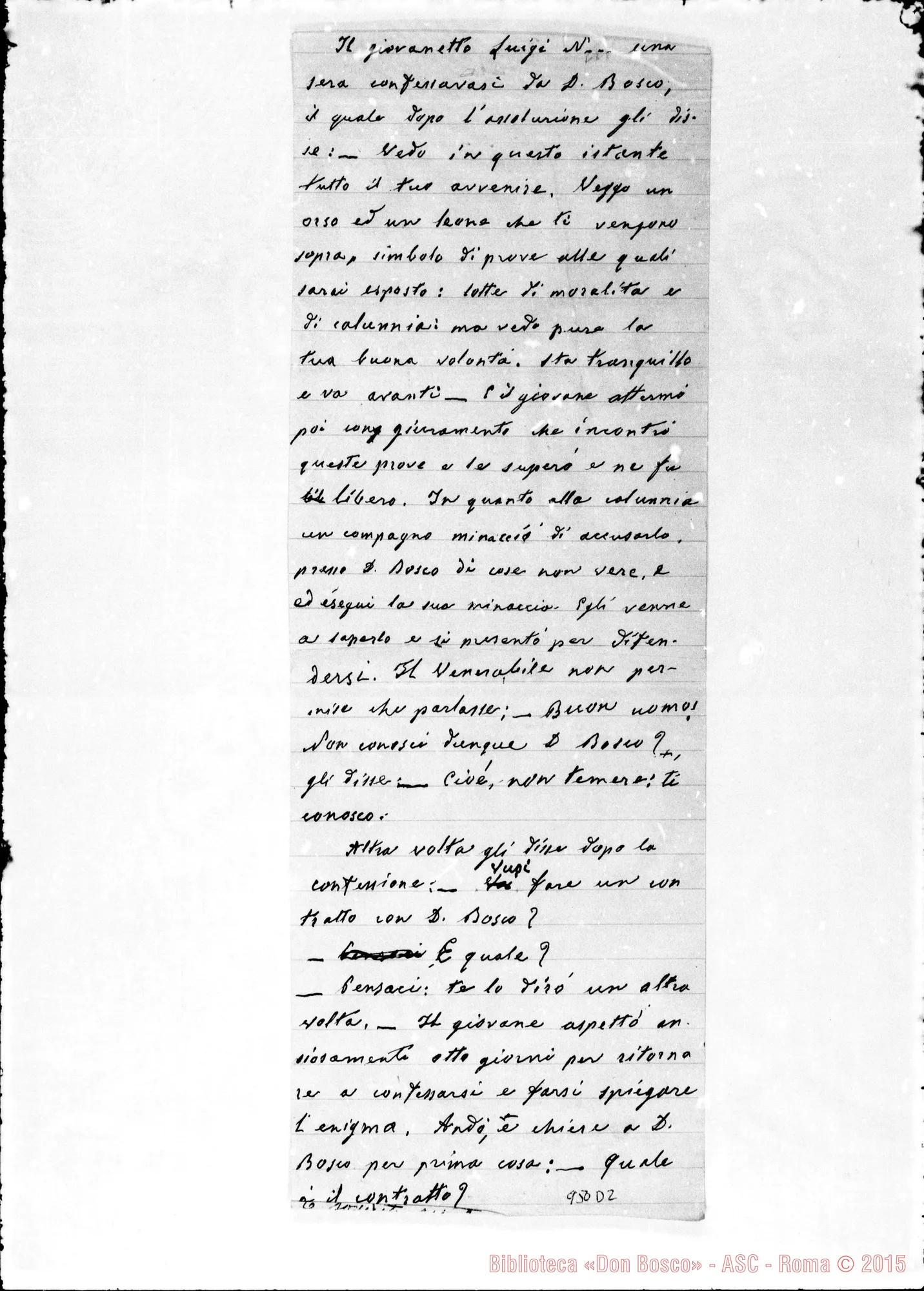 Fotogramma D 2 — Fatti