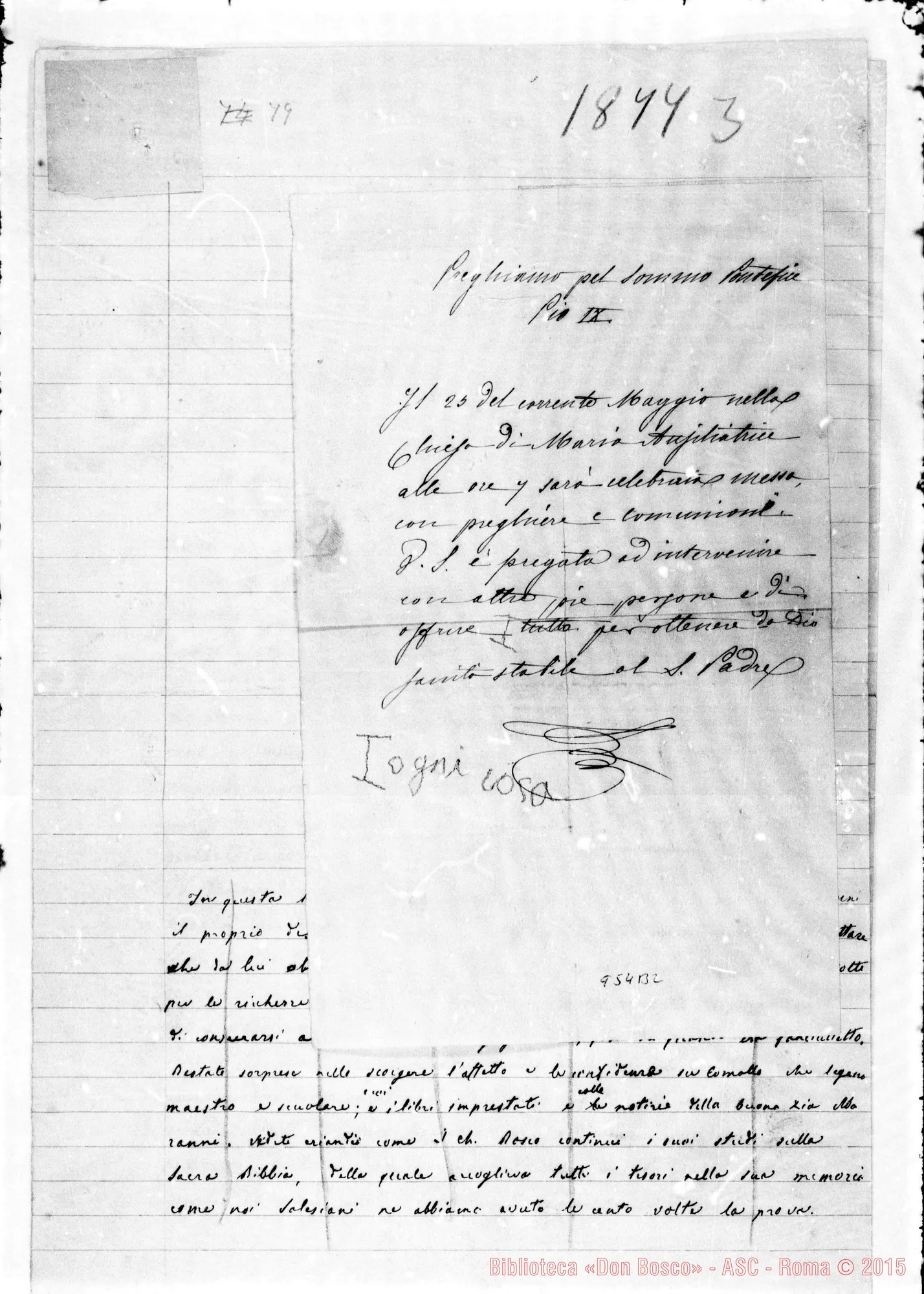 Fotogramma B 2 — Lettere. Copia