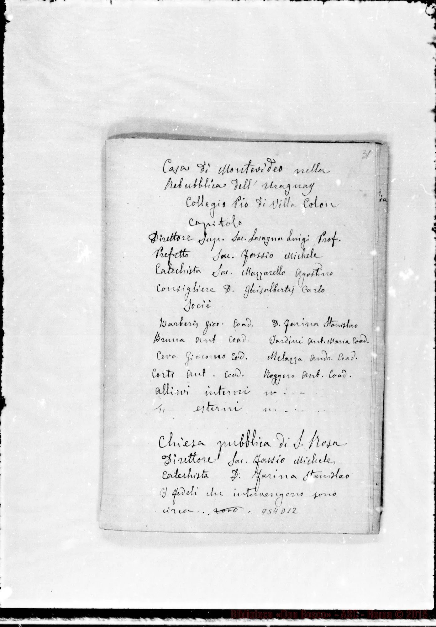 Fotogramma D 12 — Abbozzo per omaggio A Pio IX nel suo giubileo episcopale
