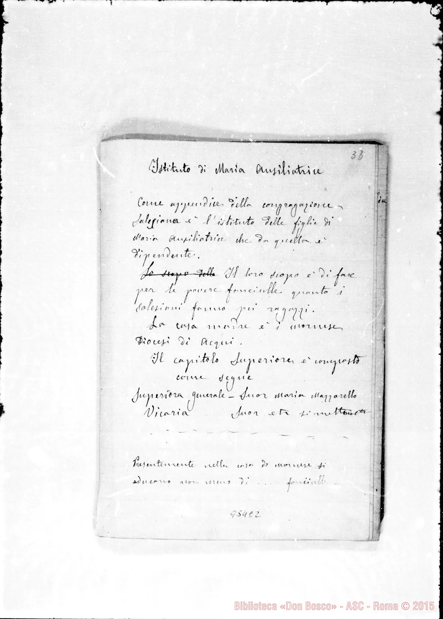 Fotogramma E 2 — Abbozzo per omaggio A Pio IX nel suo giubileo episcopale