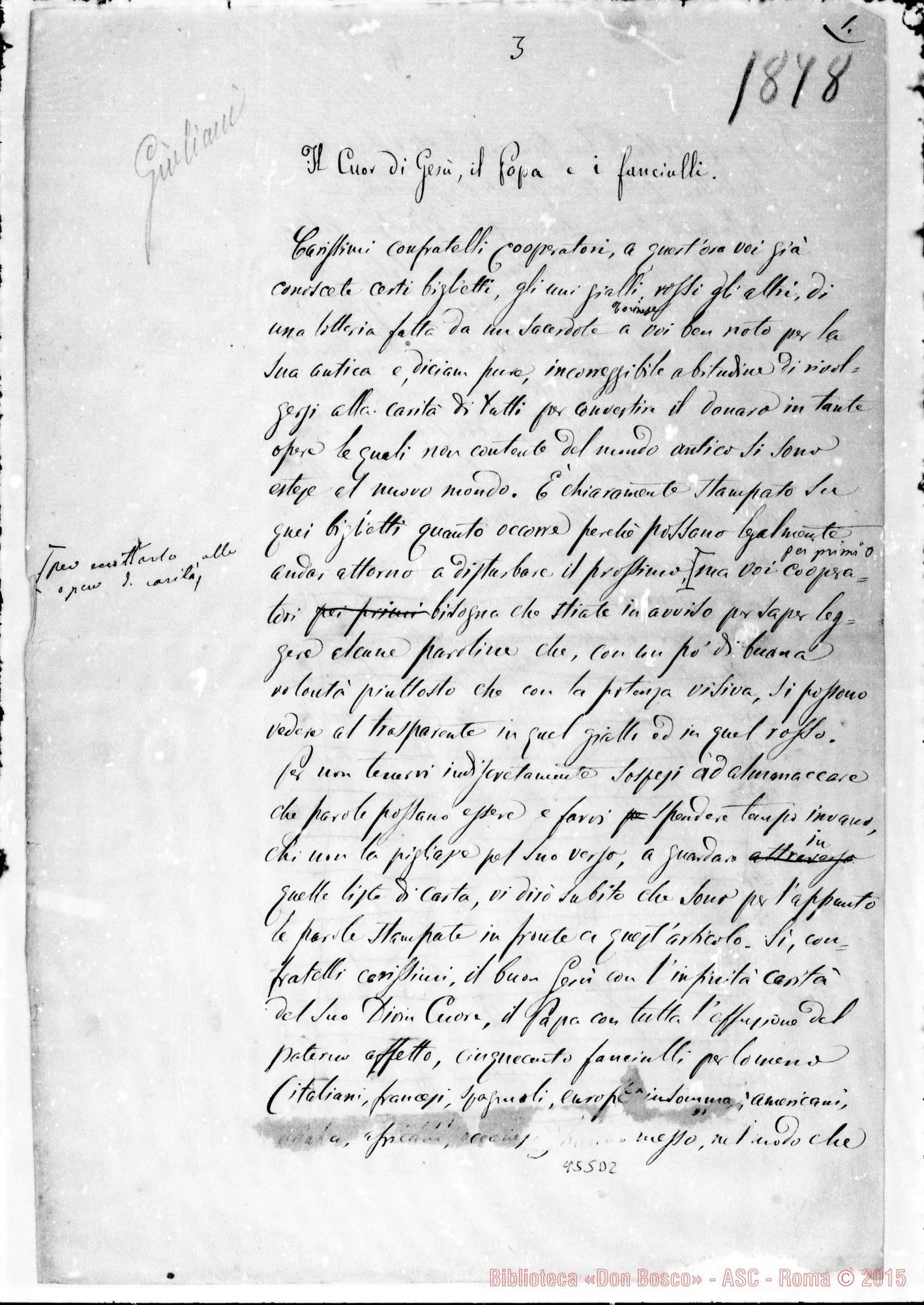 Fotogramma D 2 — Lettere diverse