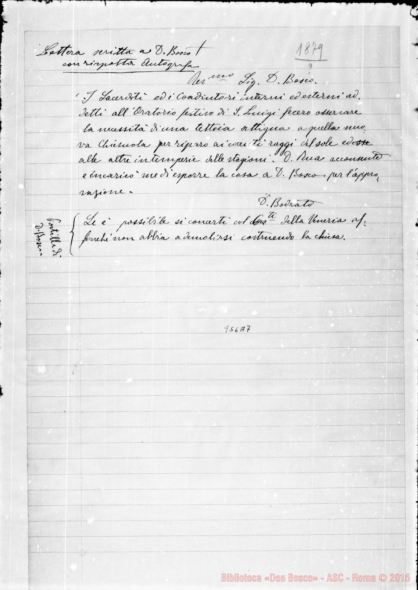 Fotogramma A 7 — Lettera Bodrato-Bosco. Copia