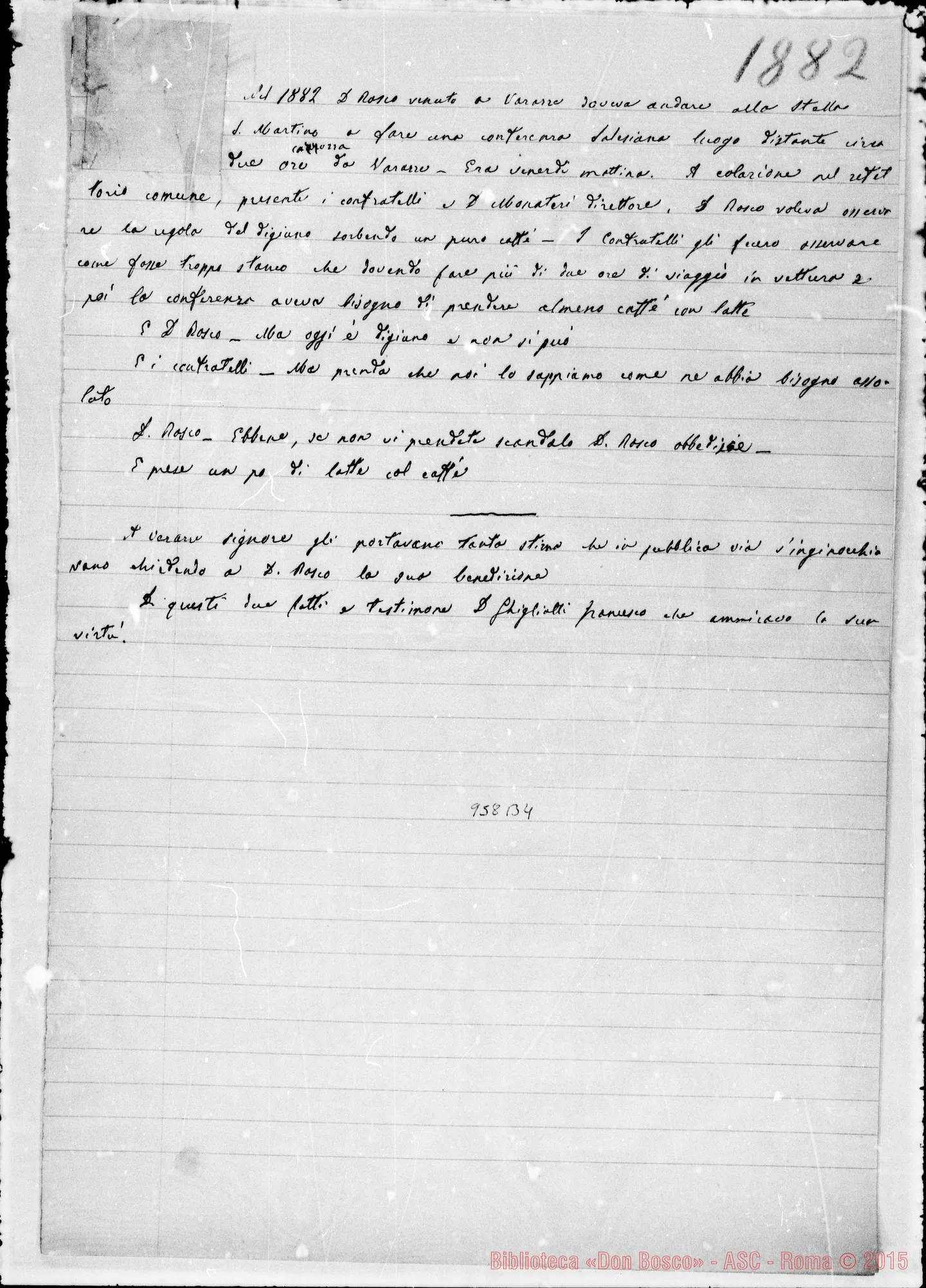 Fotogramma B 4 — Appunti, lettere, aneddoti…