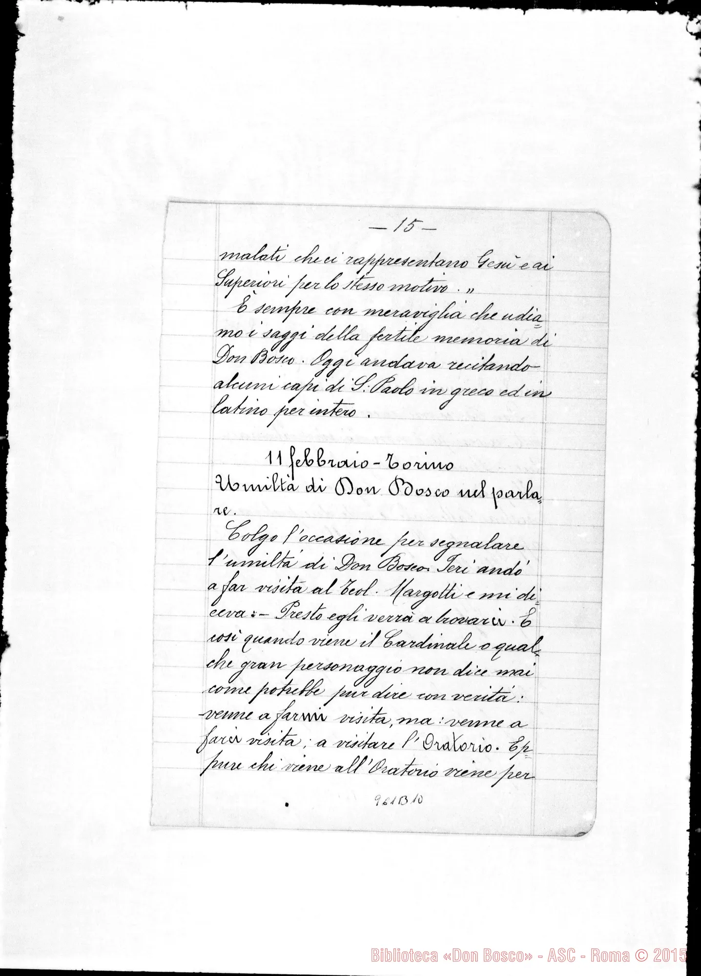 Fotogramma B 10 — 1886: Da Carlo Grossani: Cronaca con «Cose diverse»…