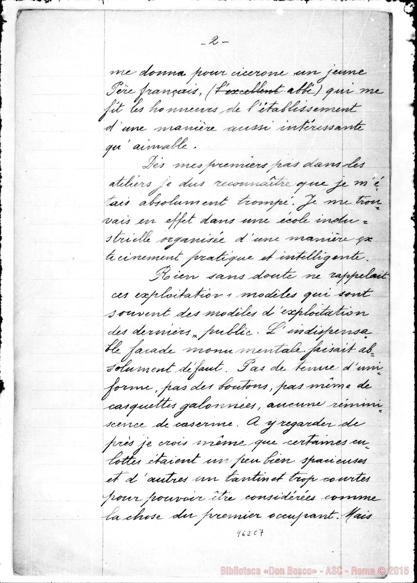 Fotogramma C 7 — Da Florence: Lettera A «Cher Monsieur»