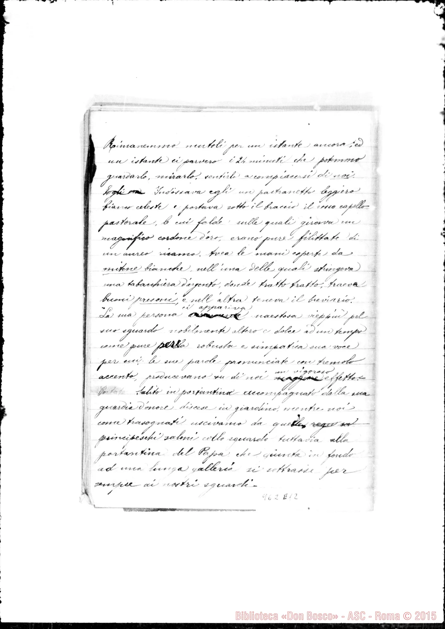 Fotogramma E 12 — Diario del Corpo Musicale di Valdocco A Roma-Sacro Cuore