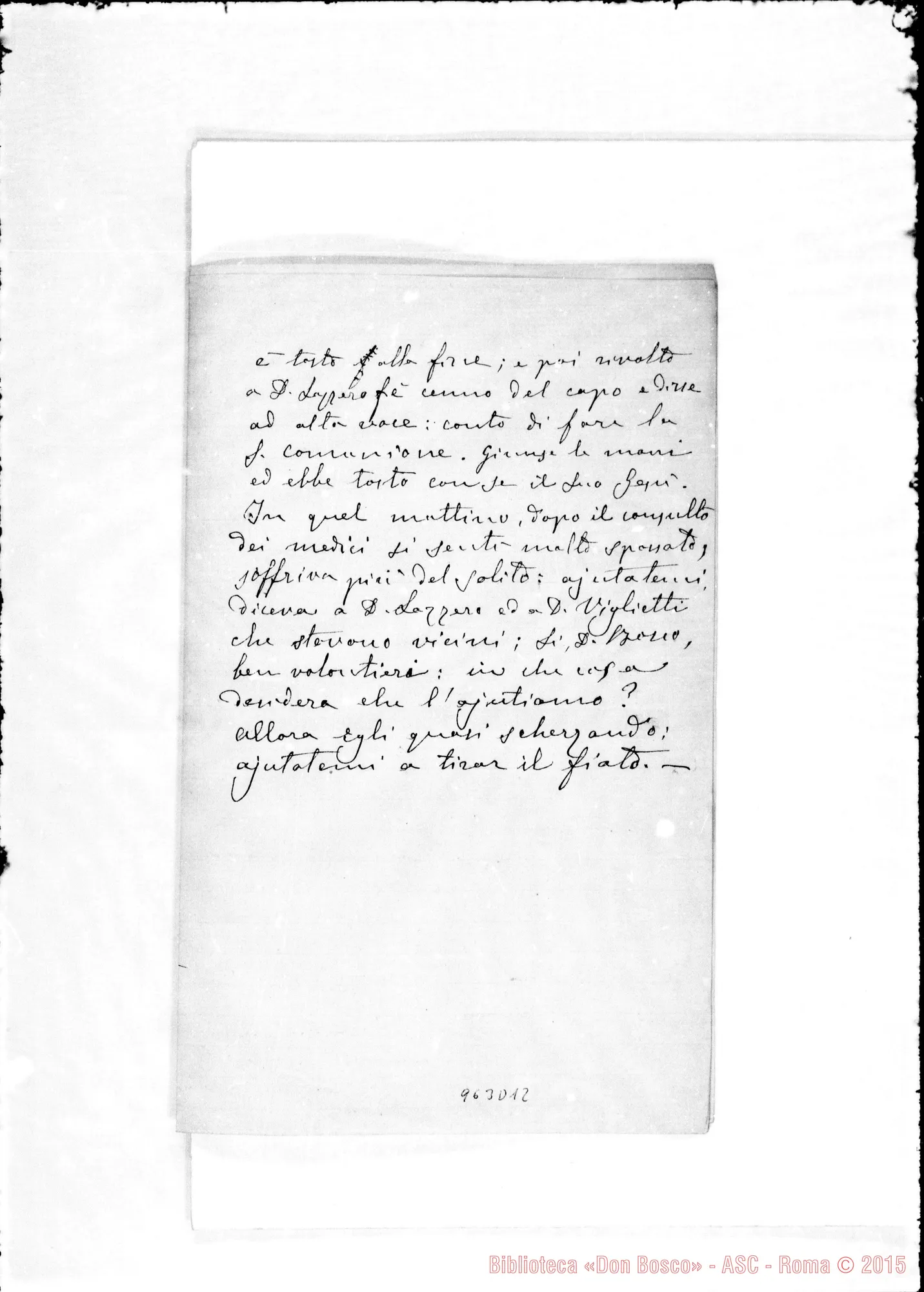 Fotogramma D 12 — Lazzero E Bosco
