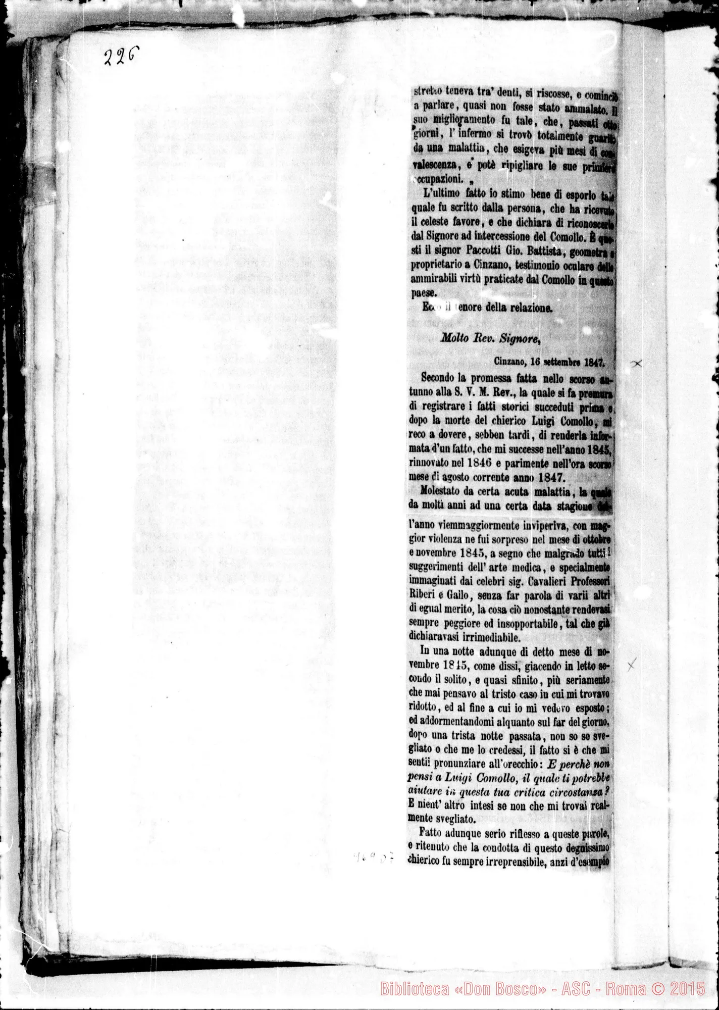 Fotogramma D 7 — Documenti: Vol. I, 1815-1840.