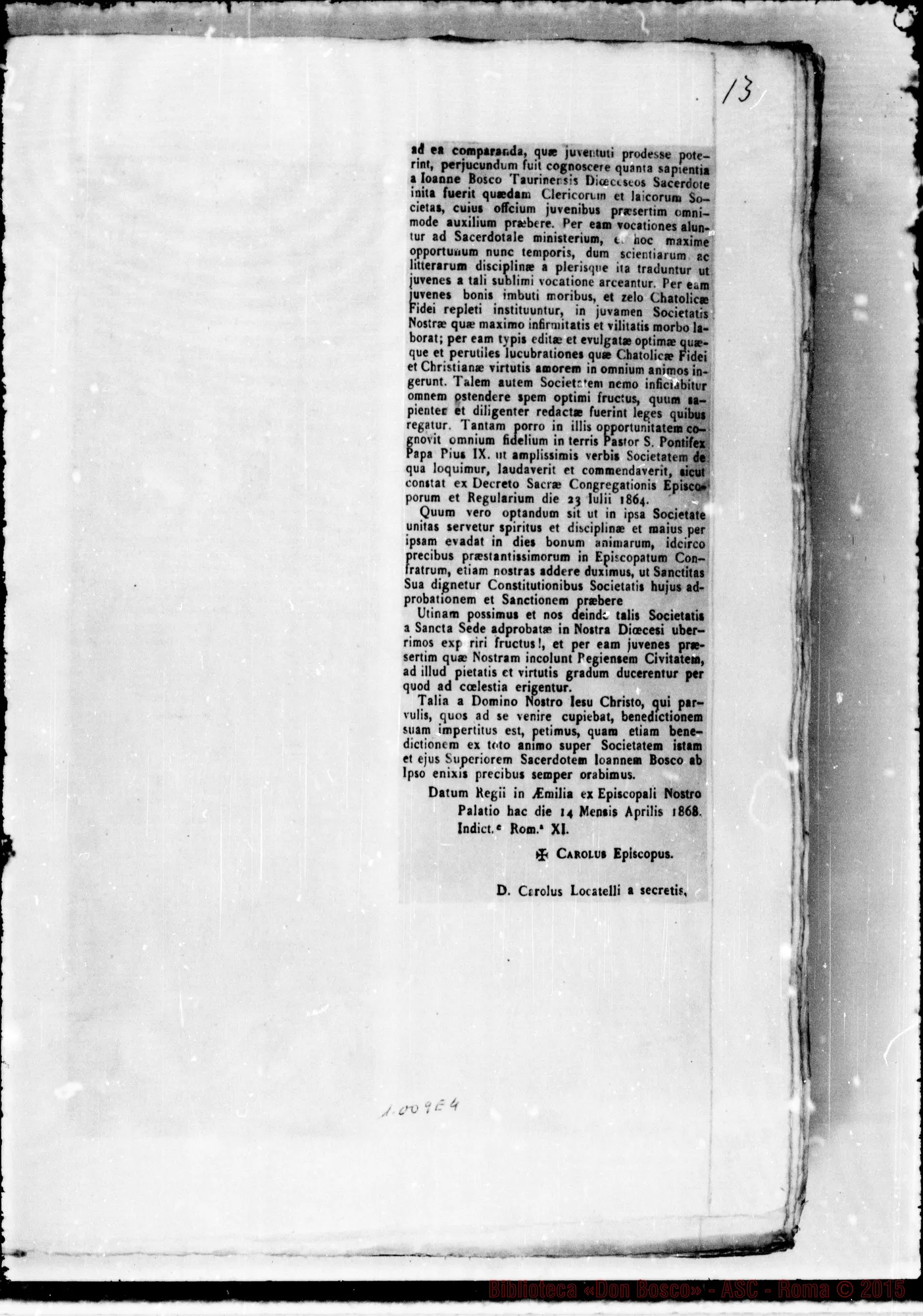 Fotogramma E 4 — » Vol. XI, 1868-1869.