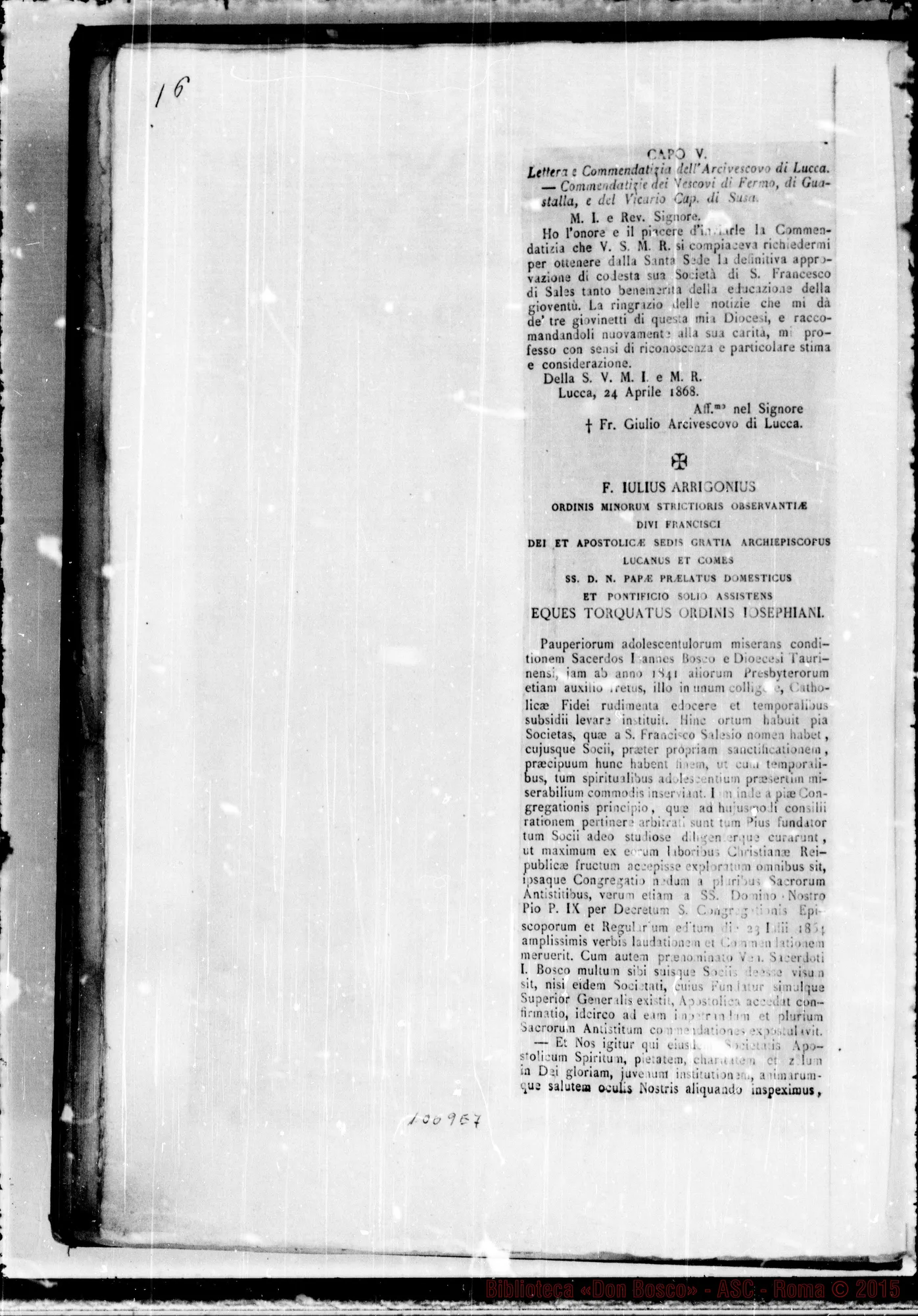 Fotogramma E 7 — » Vol. XI, 1868-1869.