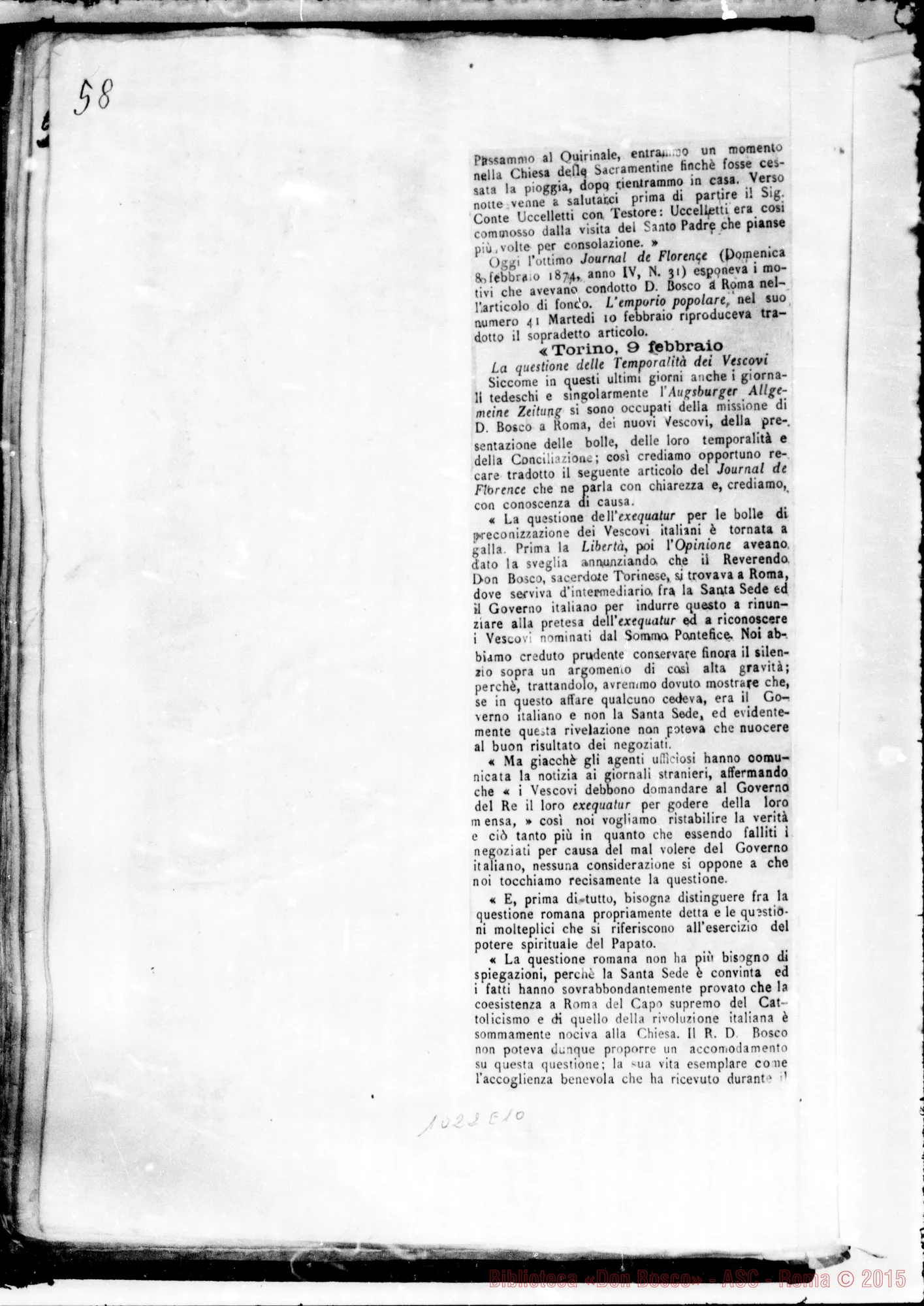 Fotogramma E 10 — » Vol. XIV, 1874.