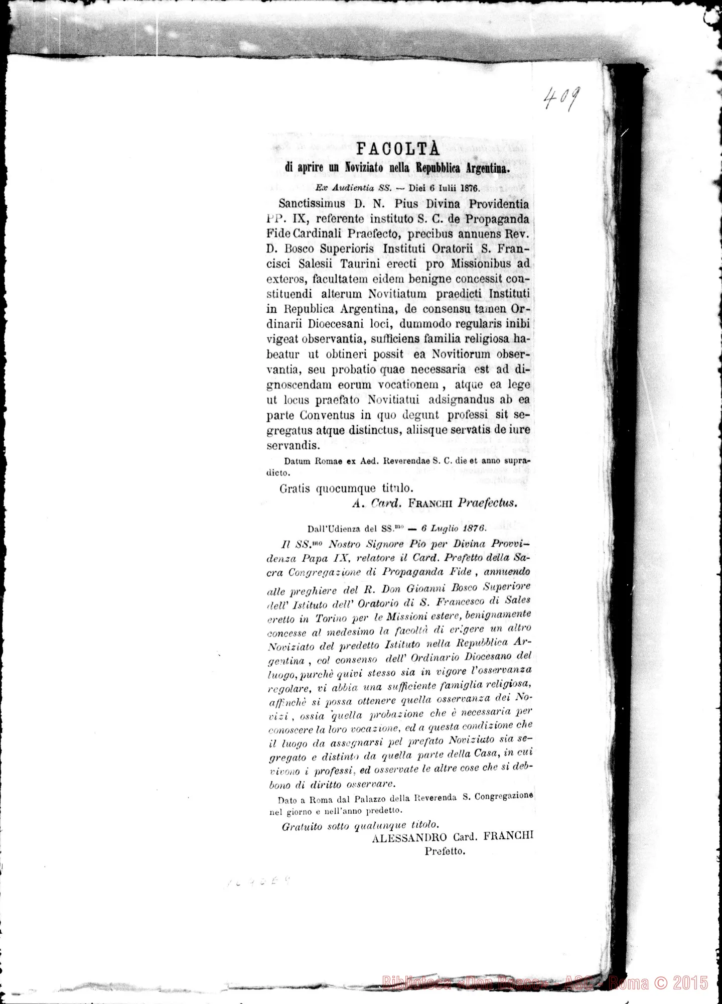 Fotogramma E 9 — » Vol. XVII, 1876.