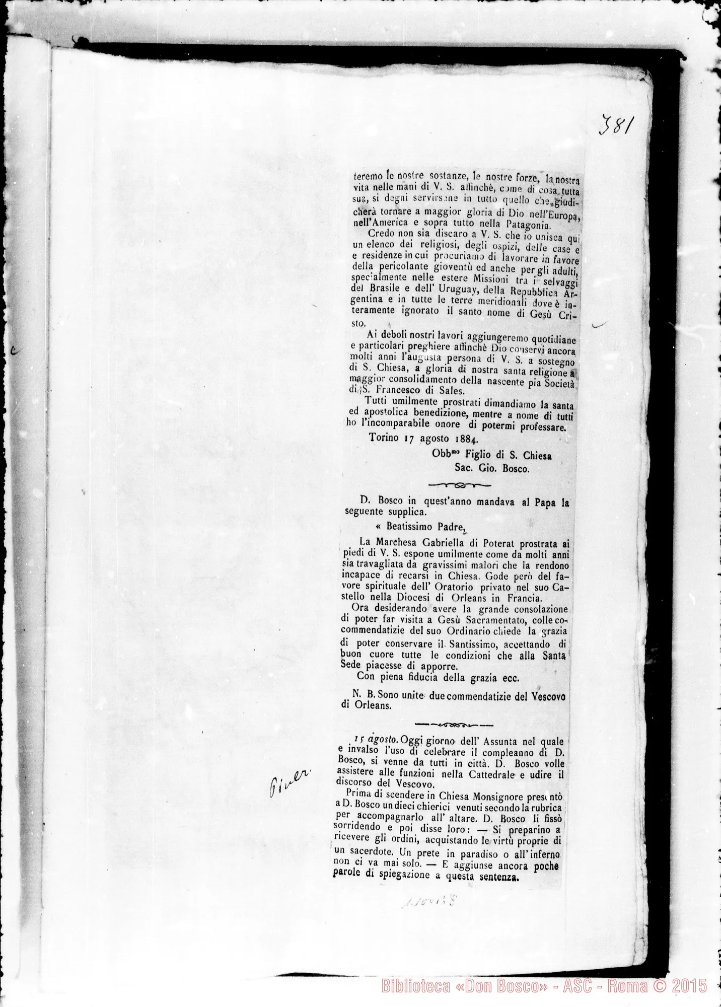Fotogramma B 8 — » Vol. XXVII, 1884.