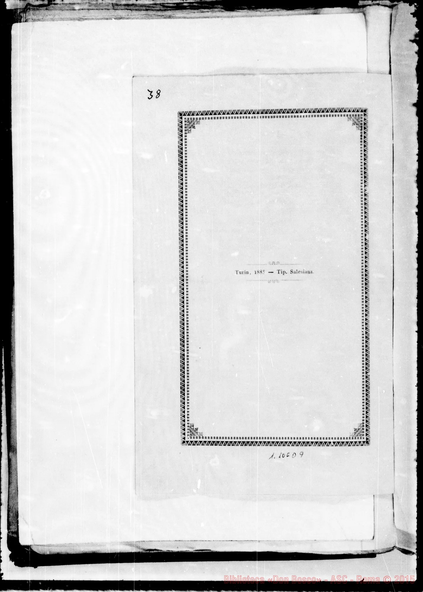 Fotogramma D 9 — » Vol. XXIX, 1885.