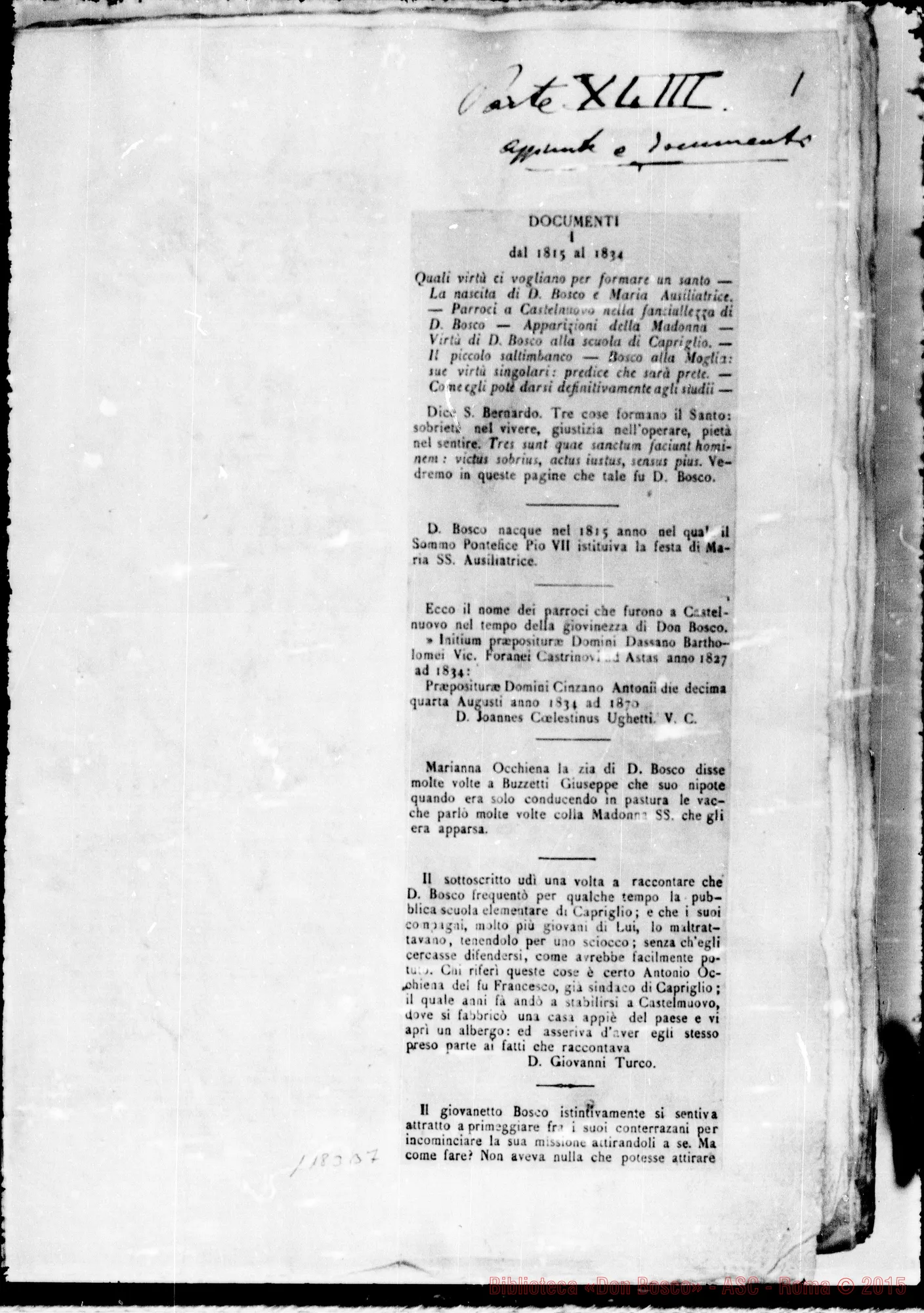 Fotogramma B 7 — » Vol. XLI11, Aggiunte. Dal 1815 al 1842.