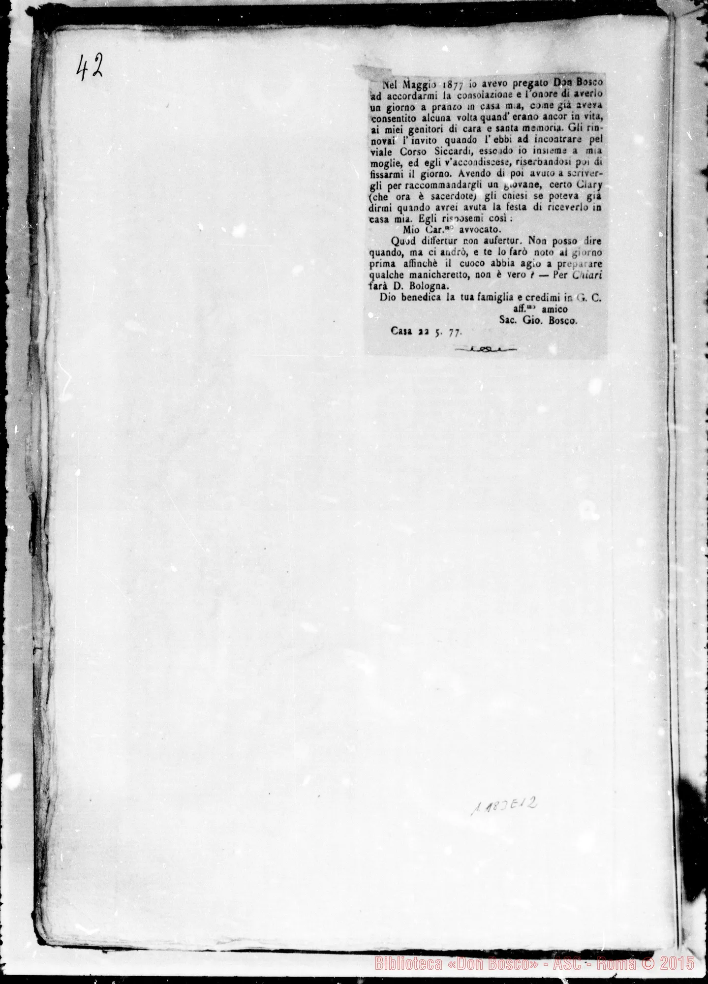 Fotogramma E 12 — » Vol. XLI11, Aggiunte. Dal 1815 al 1842.