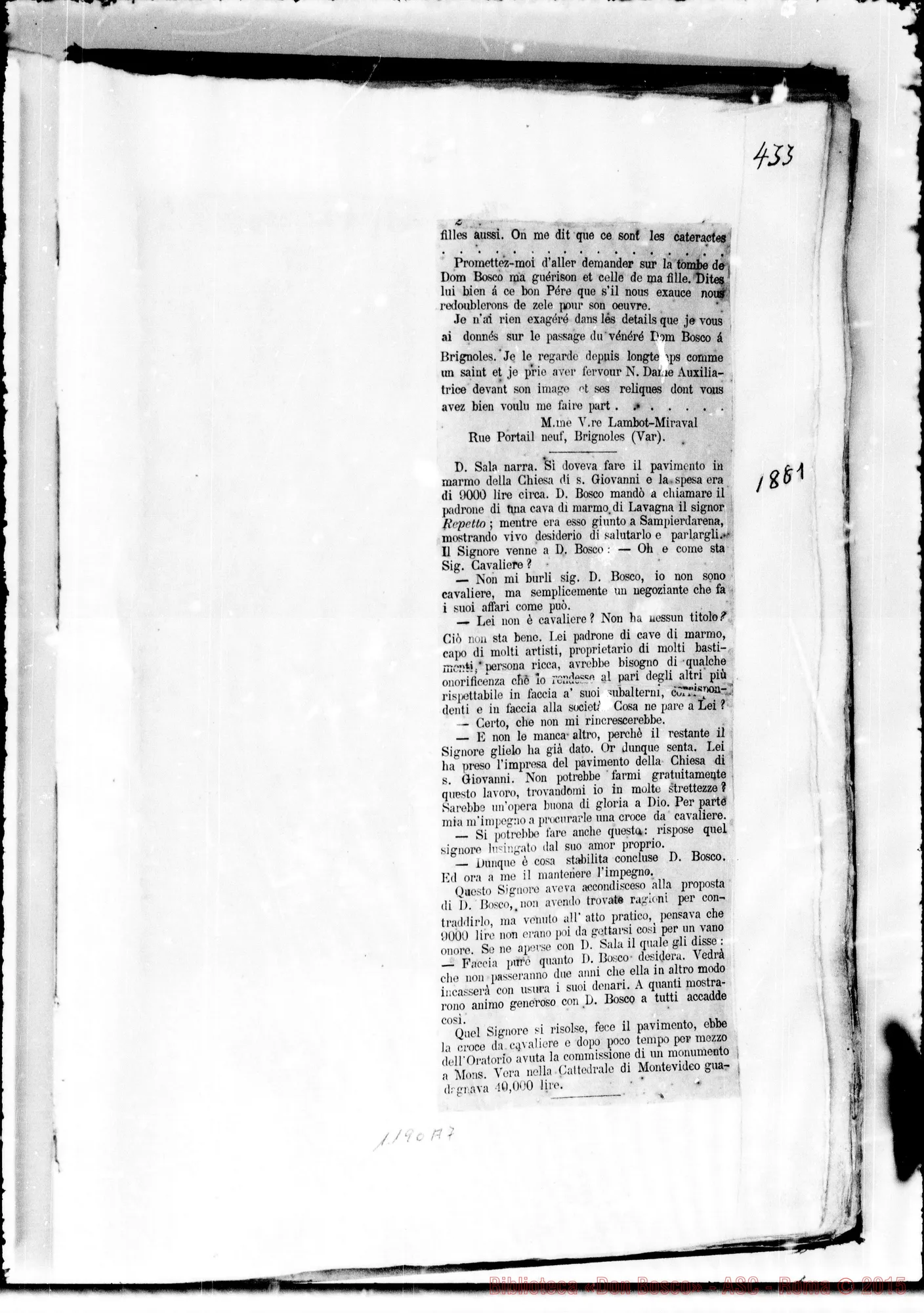 Fotogramma A 7 — » Vol. XLI11, Aggiunte. Dal 1815 al 1842.