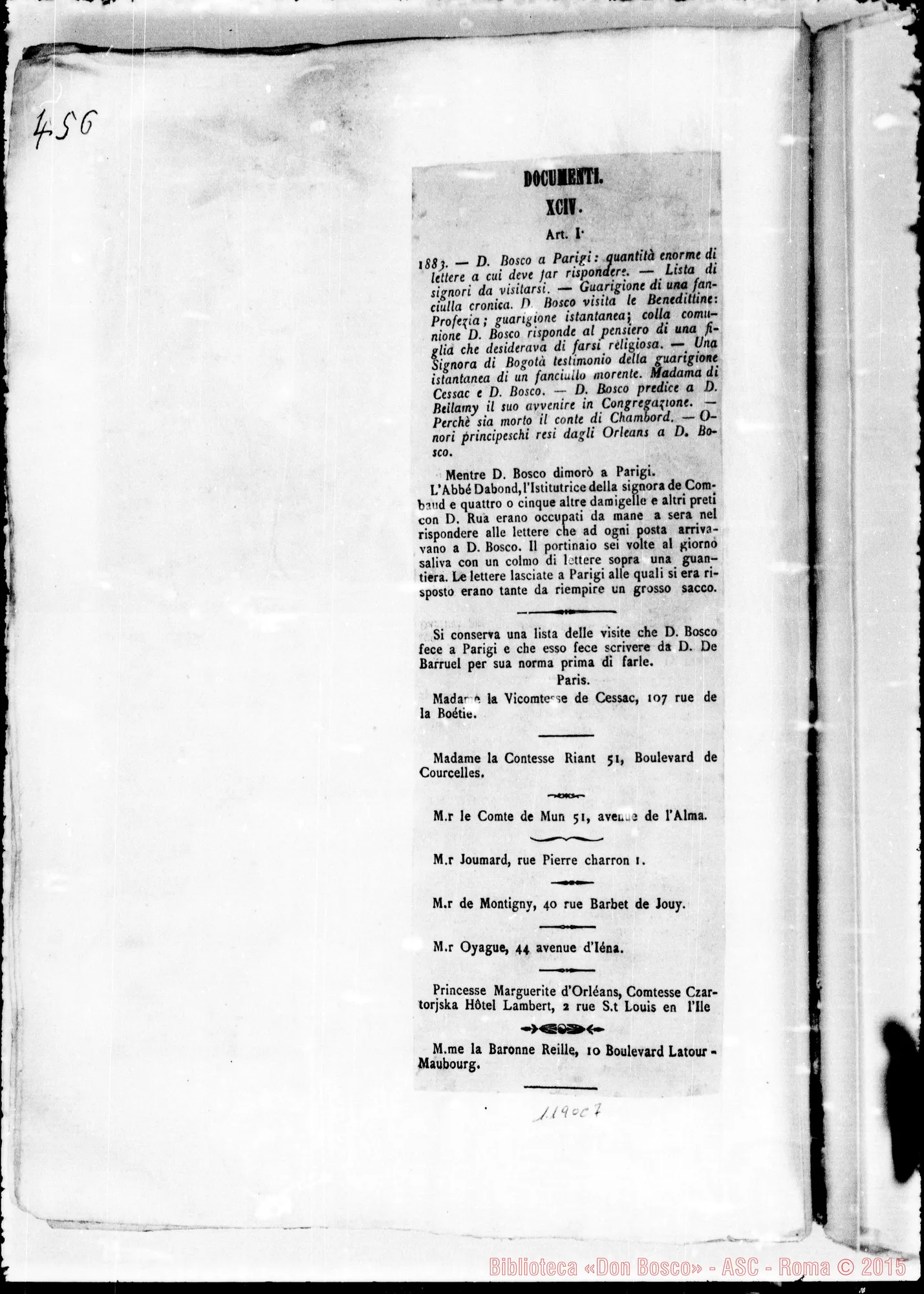 Fotogramma C 7 — » Vol. XLIV, Aggiunte. Dal 1882 al 1888.