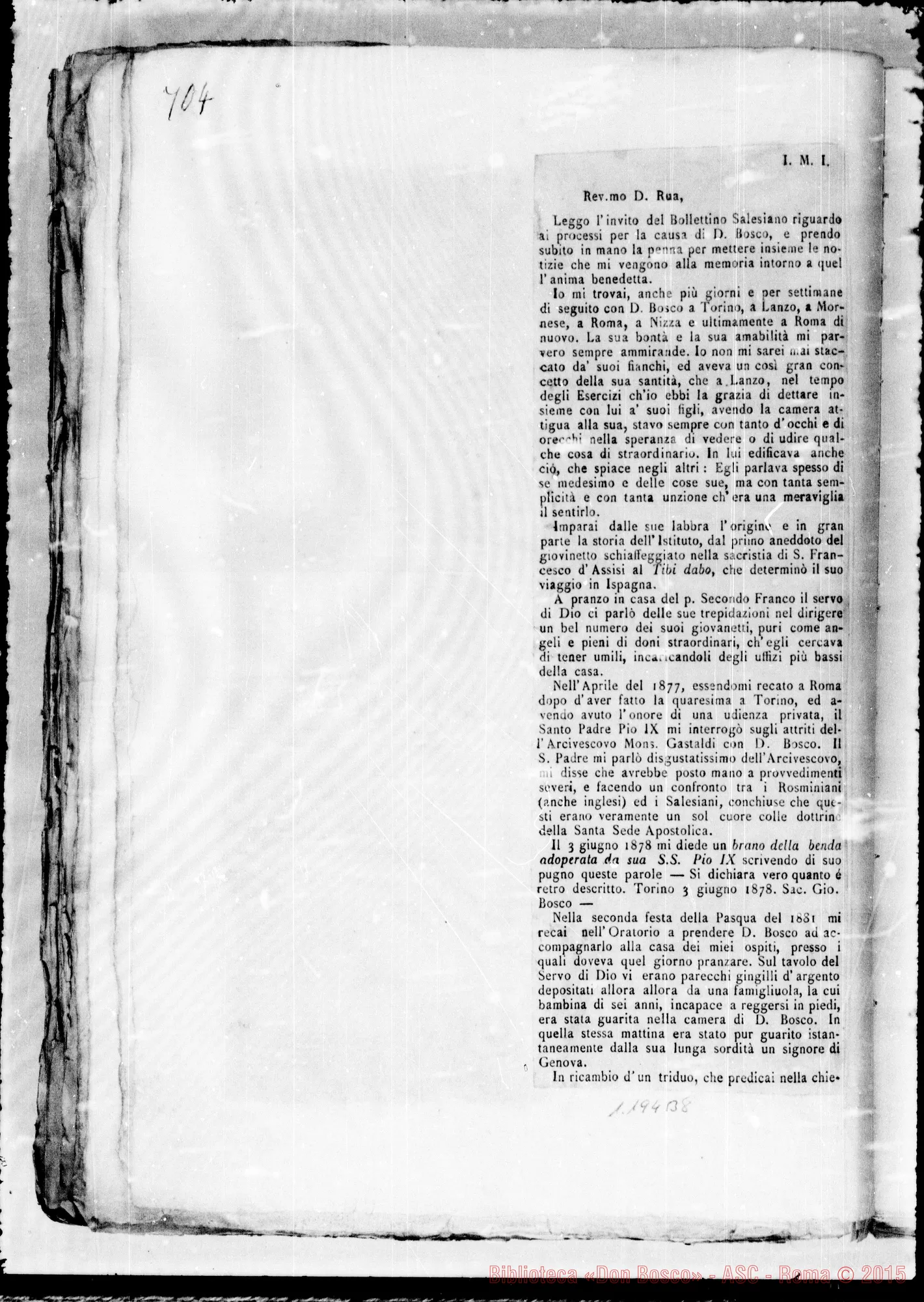 Fotogramma B 8 — » Vol. XLIV, Aggiunte. Dal 1882 al 1888.