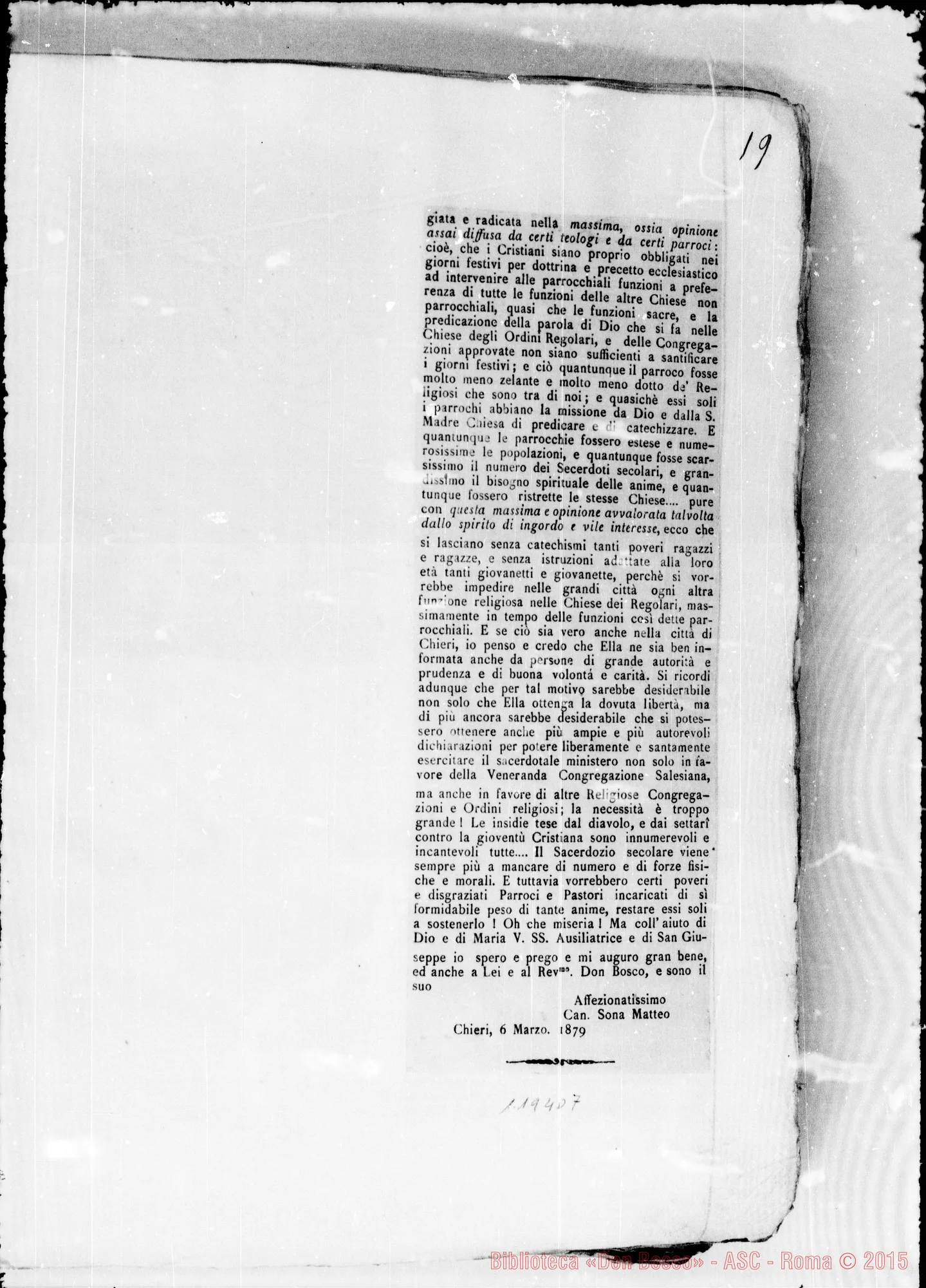 Fotogramma D 7 — » Vol. XLV, Mons. Gastaldi, E D. Bonetti.