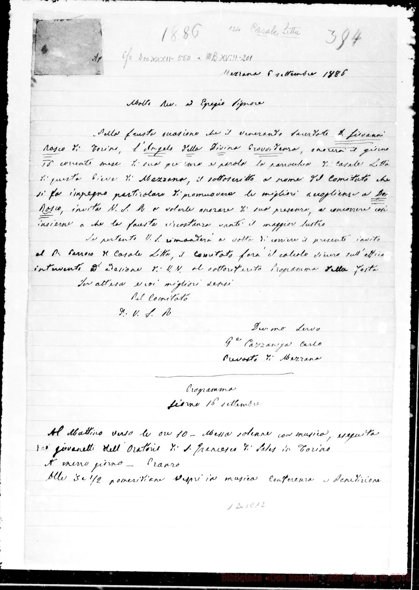 Fotogramma E 12 — Fogli staccati inseriti nei volumi precedenti